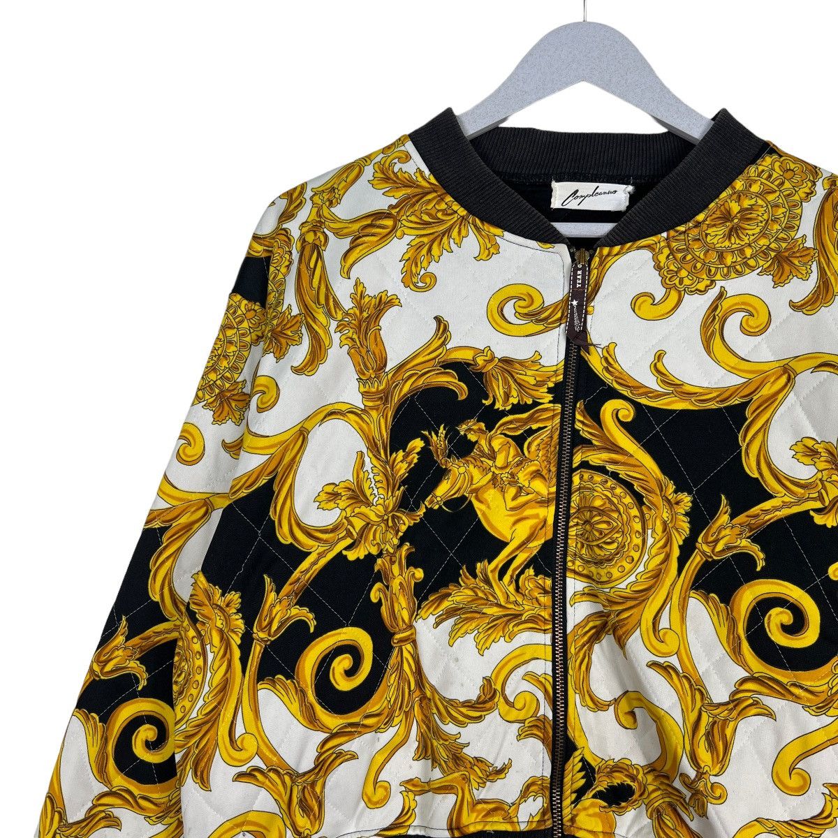 Japanese Brand 🔥 VINTAGE BAROQUE BOMBER JACKET Size US S / EU 44-46 / 1 - 7 Thumbnail