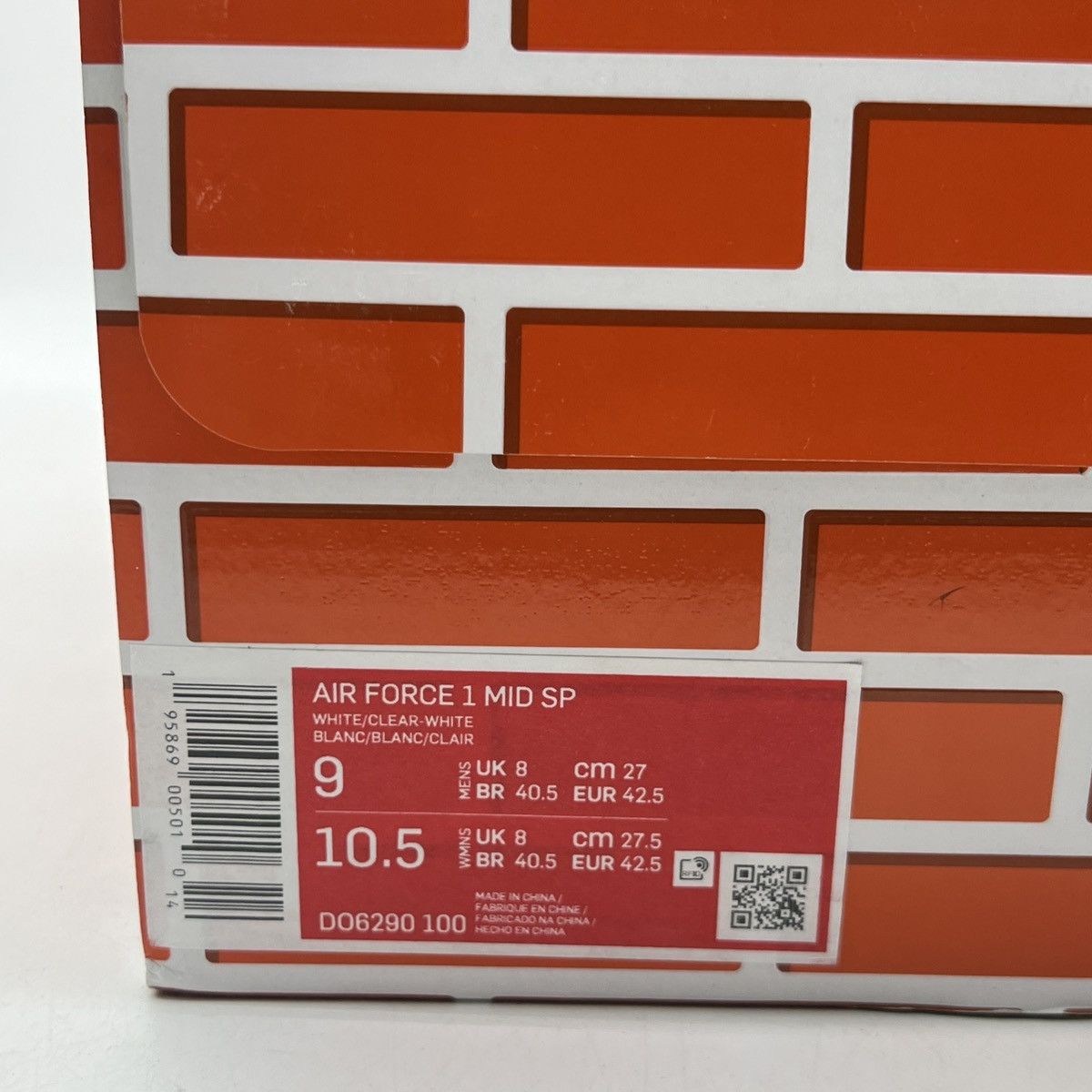 Nike Off white Air Force mid white Size US 9 / EU 42 - 6 Thumbnail