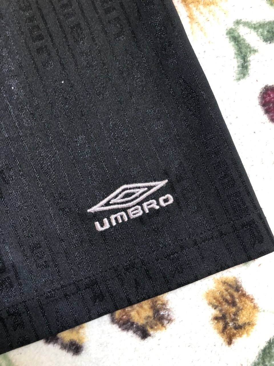 Umbro Umbro Vintage Retro Men's Black Monogram Light Shorts Size US 38 / EU 54 - 8 Thumbnail