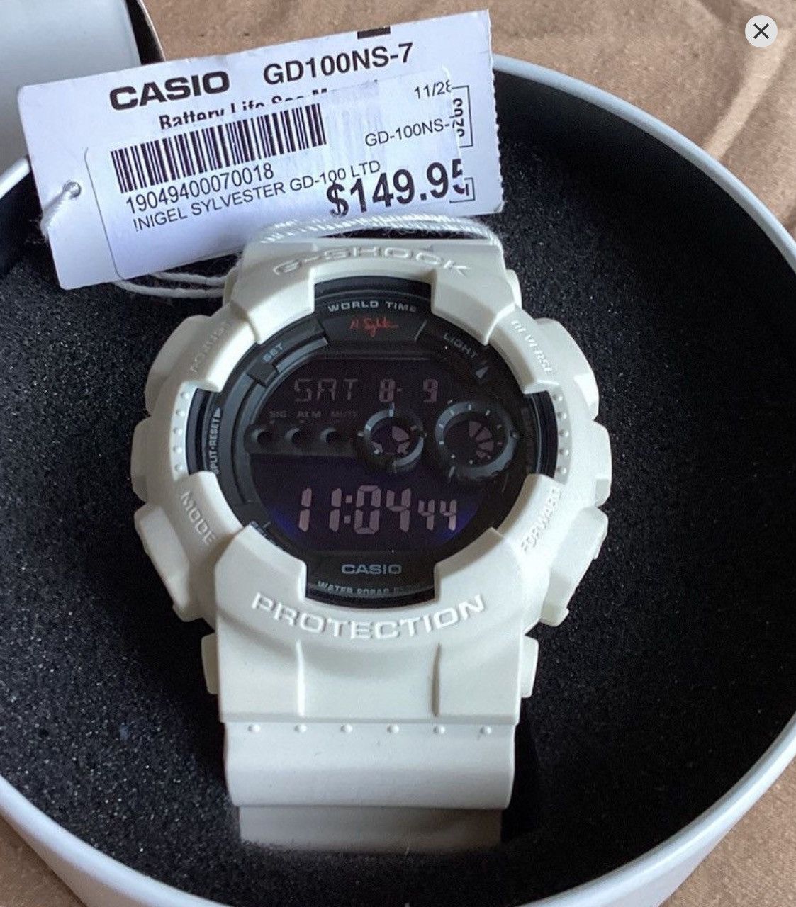Casio G-Shock x Nigel Sylvester GD-100NS-7 3263 White BMX