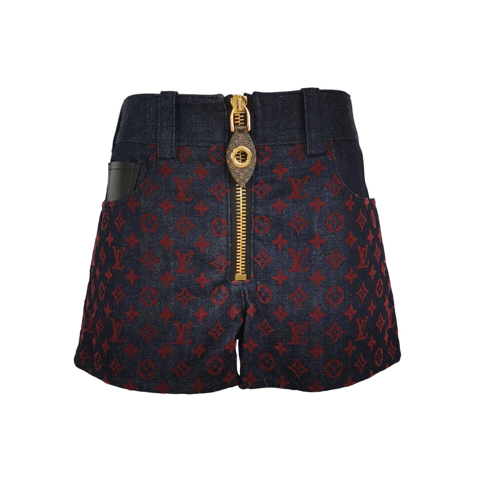 Louis Vuitton Louis Vuitton Monogram Denim Shorts Size 38 Size 27" / US 4 / IT 40 - 1 Thumbnail