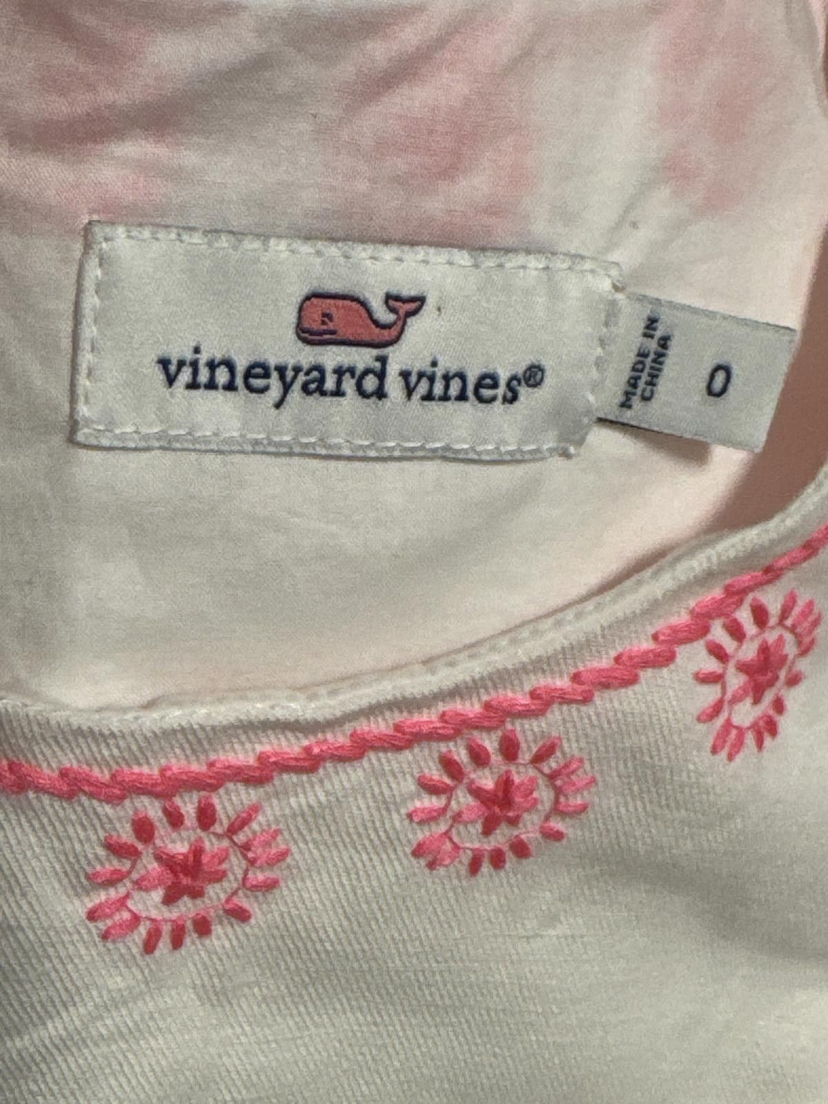Vineyard Vines Vineyard Vines Hot Pink- Linen blend Dress-Size 0 Size XS / US 0-2 / IT 36-38 - 6 Thumbnail