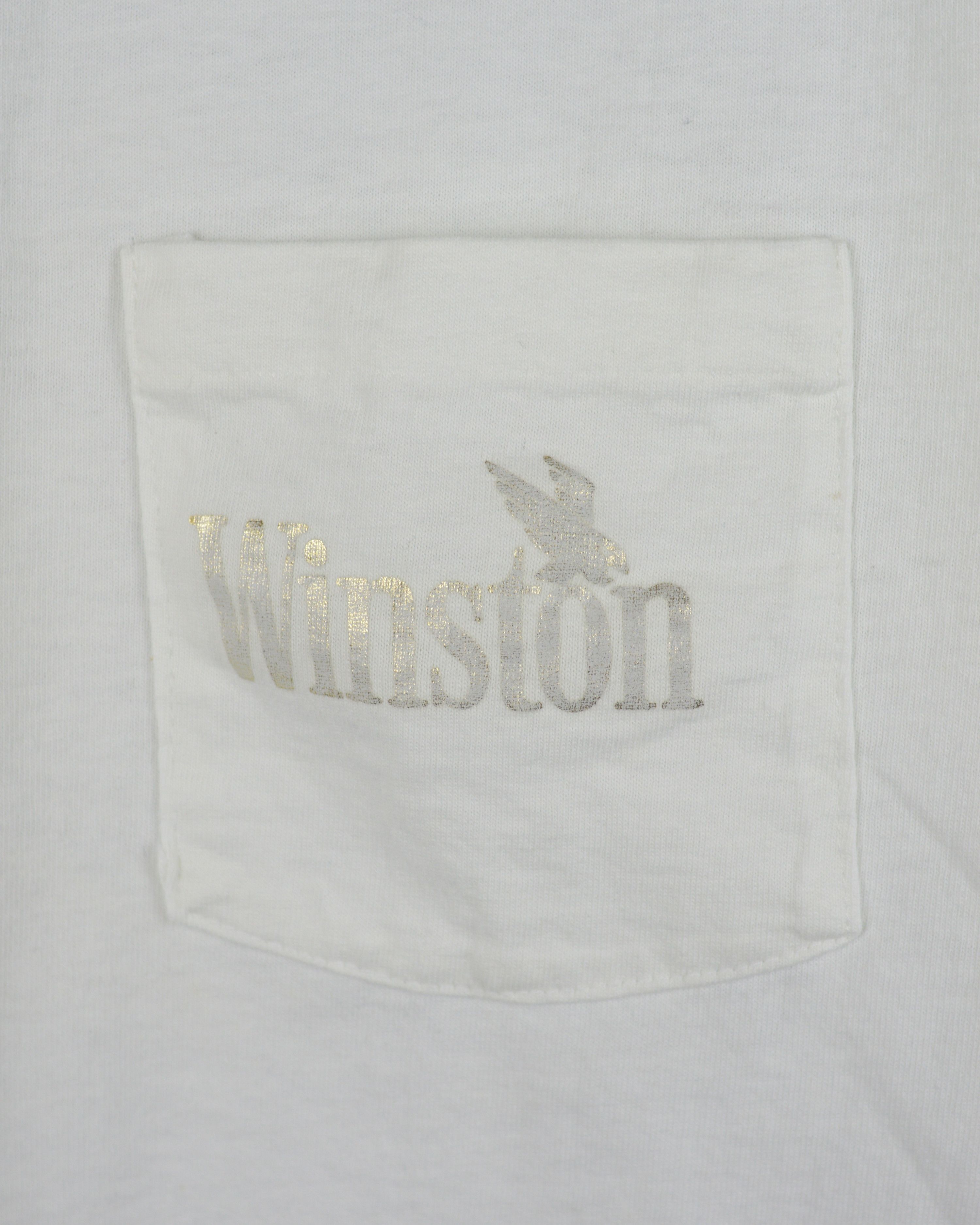 Vintage Vintage 90s Winston Eagle pocket t shirt Size US XL / EU 56 / 4 - 4 Thumbnail