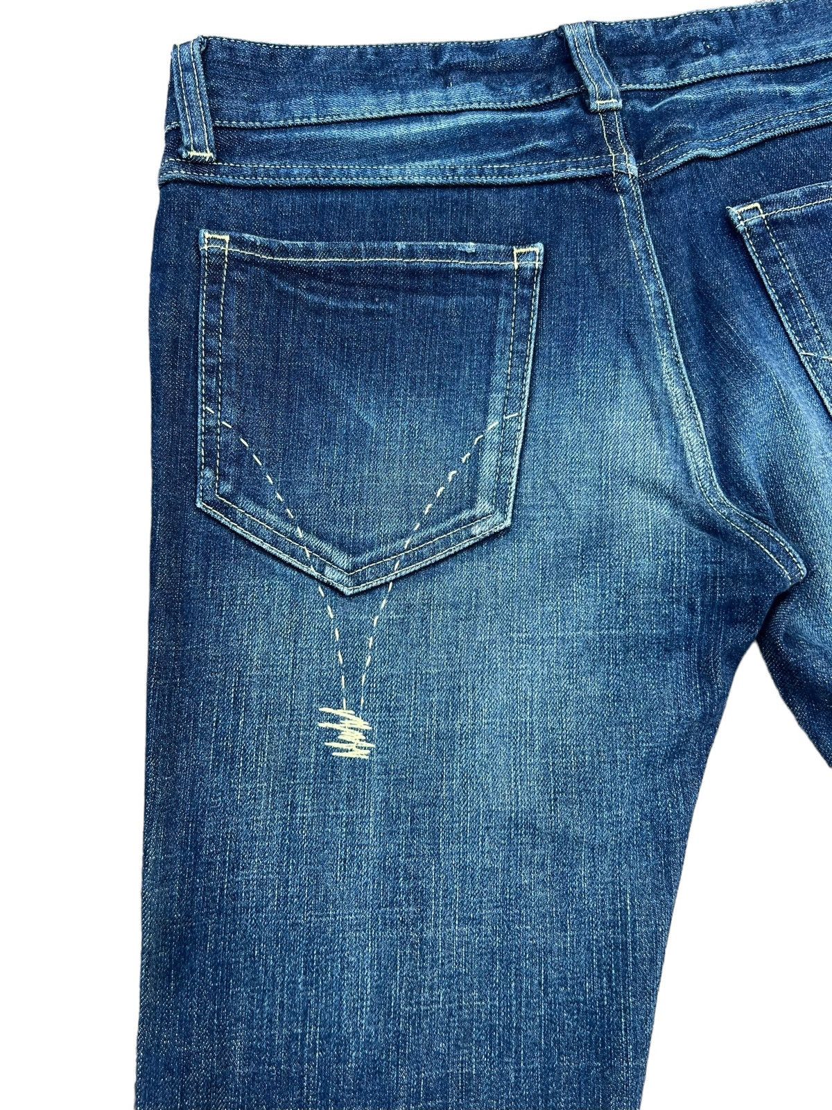 20471120 RICO Japan Fade Blue Denim Bootcut Jeans Size US 29 - 14 Thumbnail