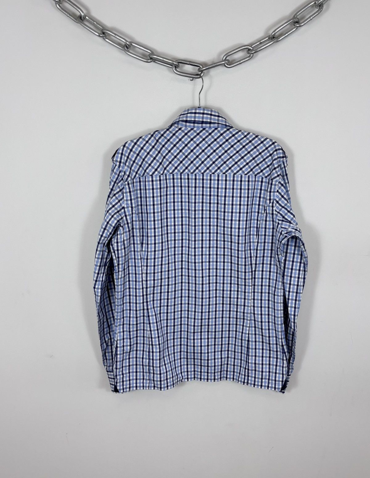 Iceberg Iceberg Vintage Men’s Gingham Check Long Sleeve Shirt Size US L / EU 52-54 / 3 - 19 Thumbnail