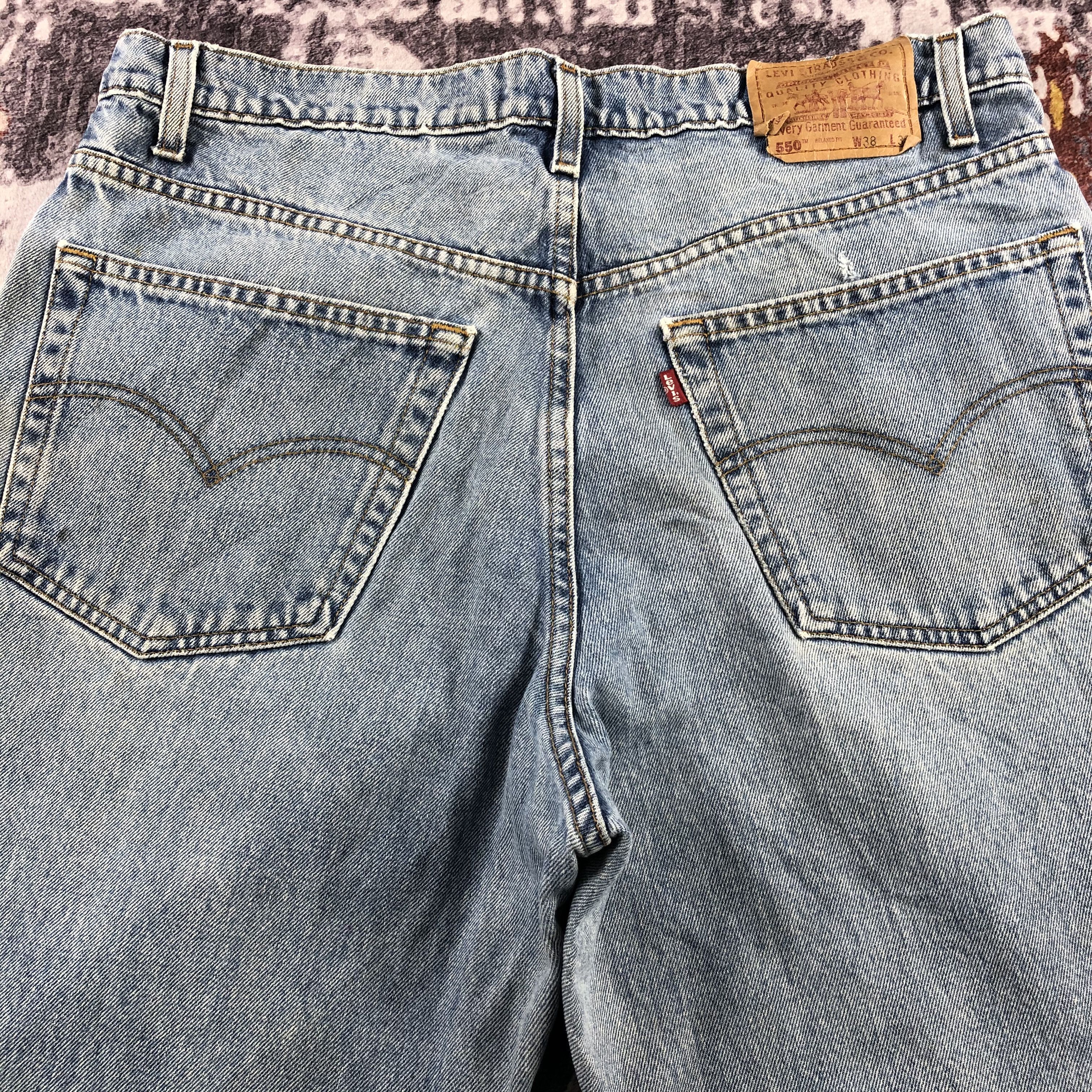 Levi's × Vintage 90s Vintage Blue Wash Levis 550 Jeans-JM3150 Size US 36 / EU 52 - 4 Thumbnail