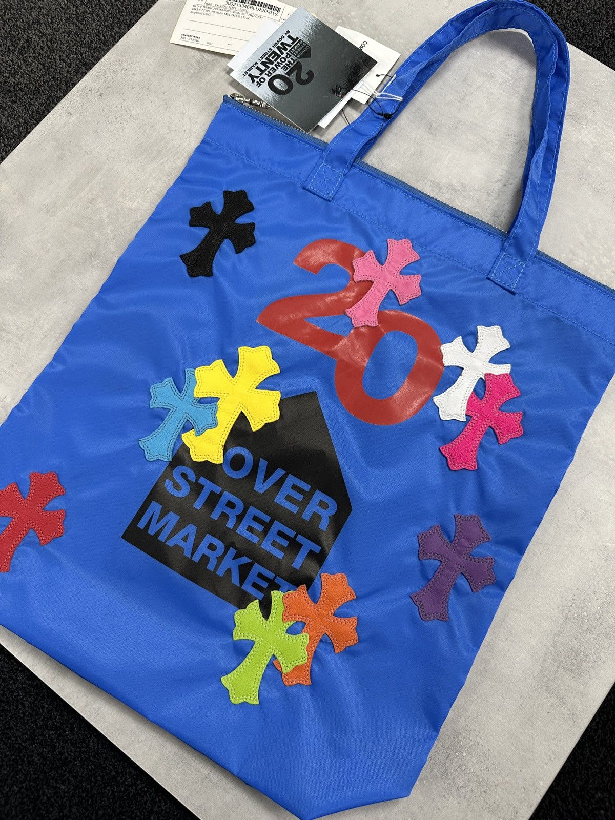Chrome Hearts × Dover Street Market Chrome Hearts DSM 20th Anni 1 of 1 Multicolor Cross Tote Bag Size ONE SIZE - 5 Thumbnail