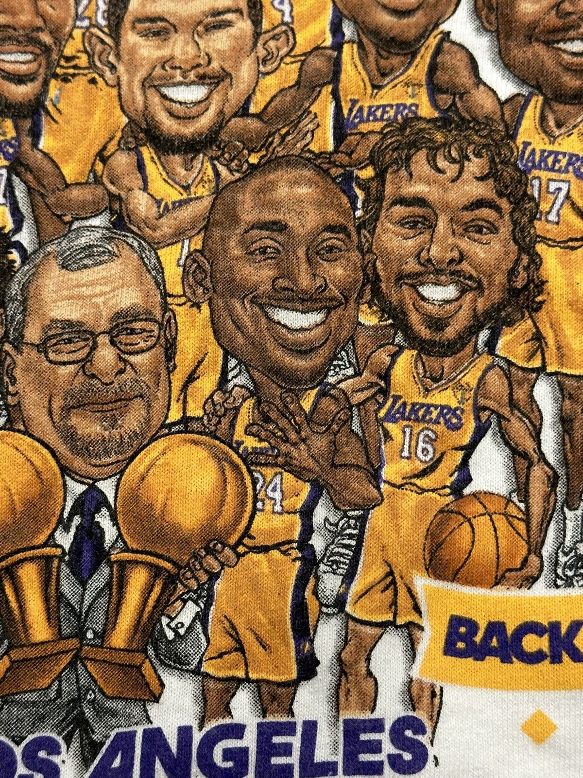 Adidas × NBA NBA Los Angeles Lakers 2010 Champions Adidas Character Shirt Size US S / EU 44-46 / 1 - 4 Thumbnail
