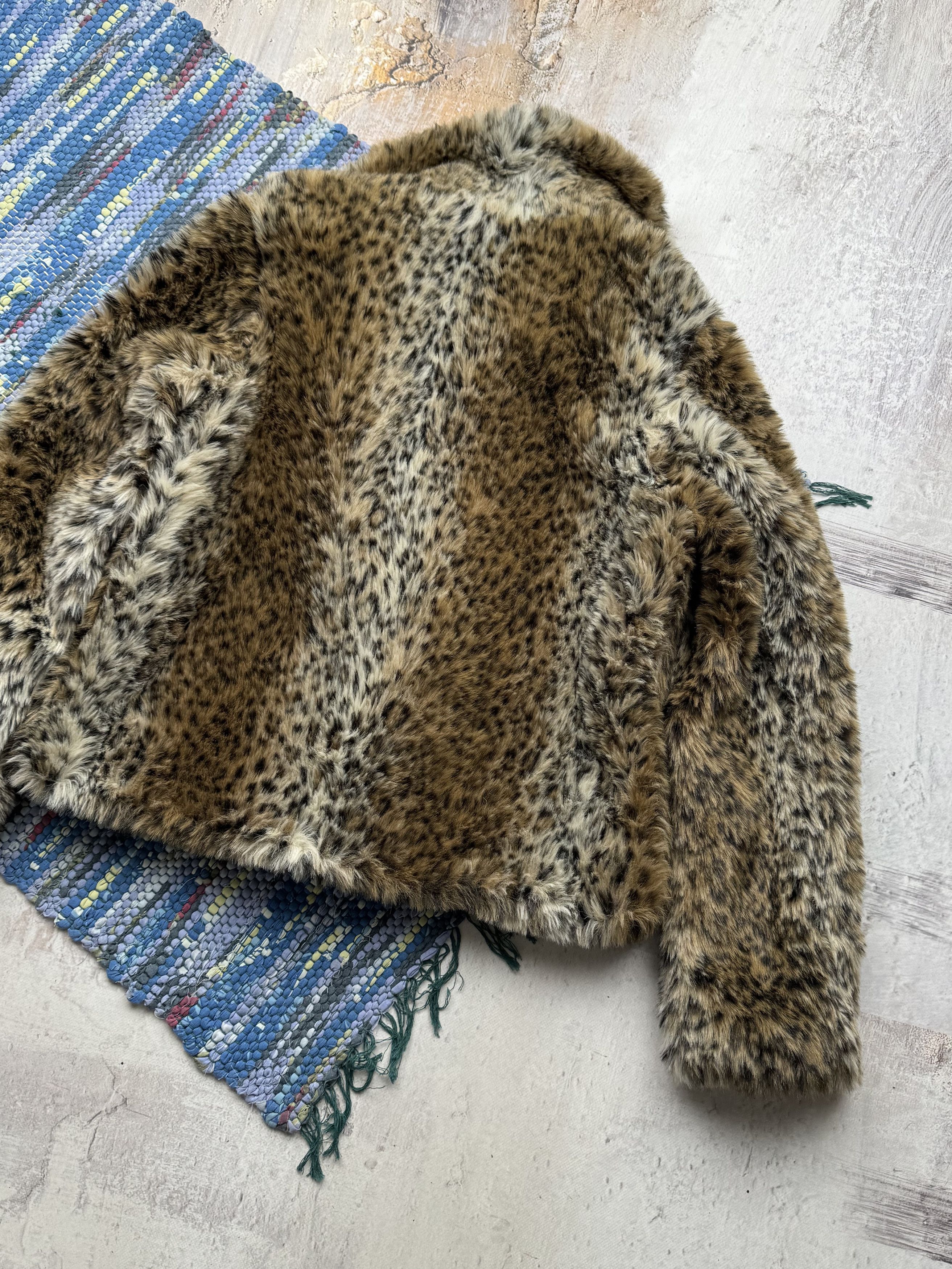 Vintage Vintage Faux Fur Coat A383D15(789) Size L / US 10 / IT 46 - 7 Thumbnail