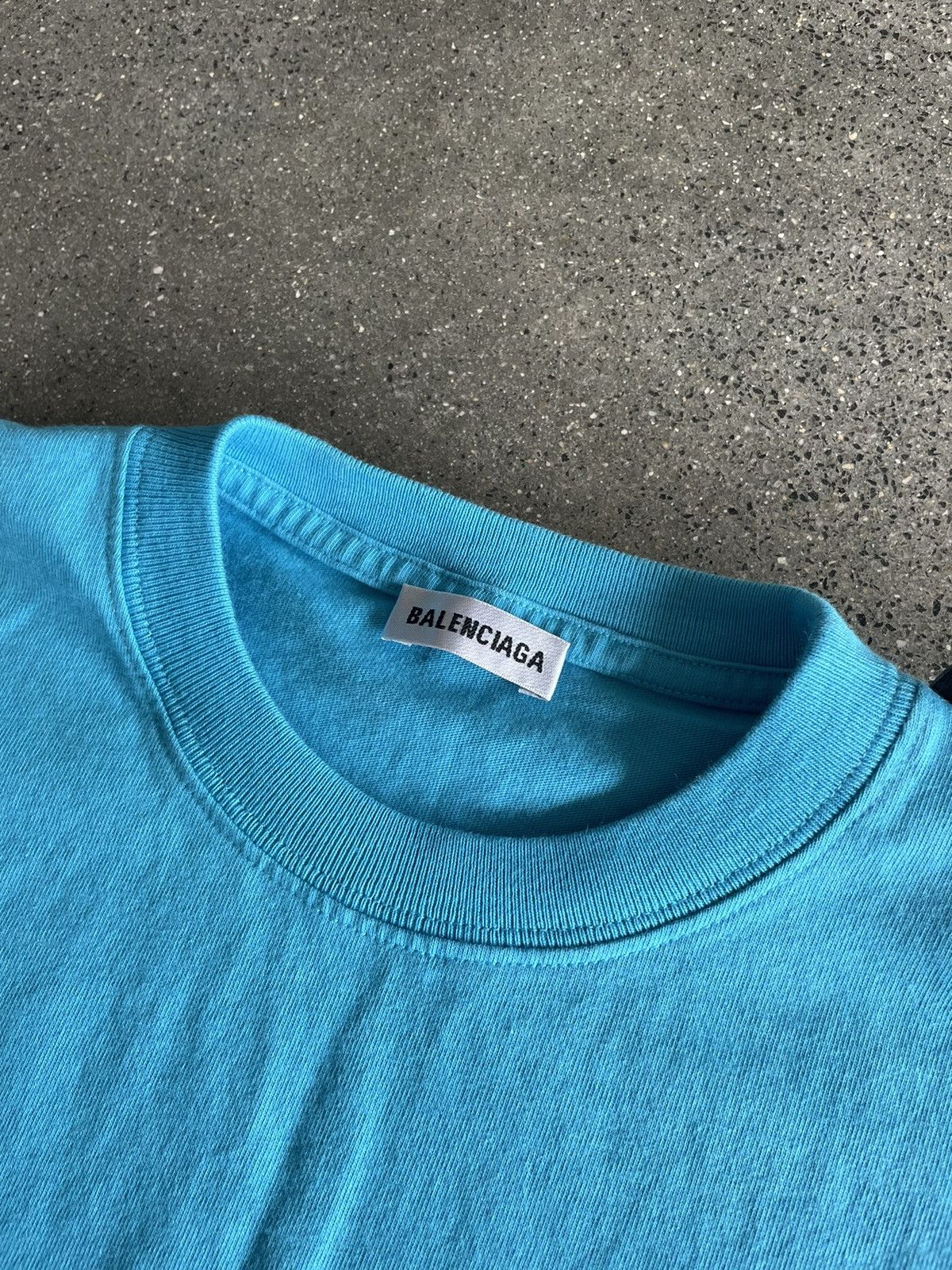 Balenciaga Balenciaga Baby Blue Tee Size M / US 6-8 / IT 42-44 - 5 Thumbnail