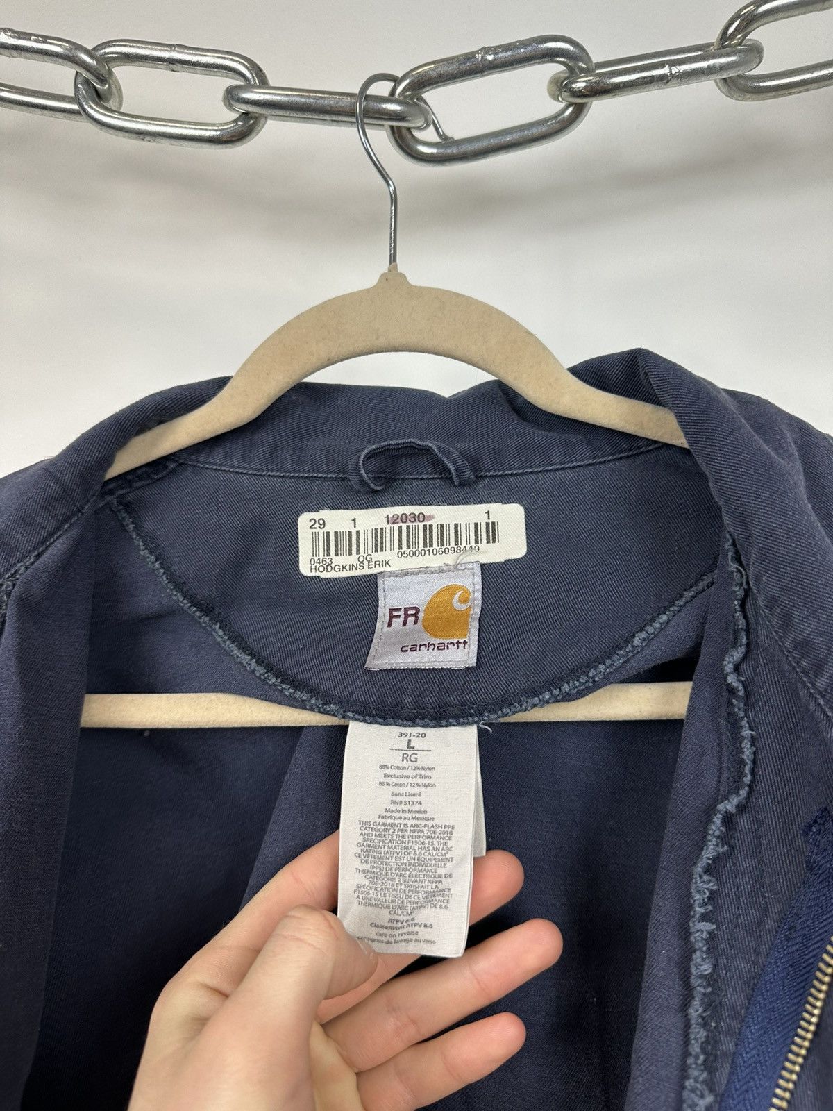 Carhartt Vintage 90s Carhartt Flame Resistant USA Cropped Work Jacket Size US M / EU 48-50 / 2 - 20 Thumbnail