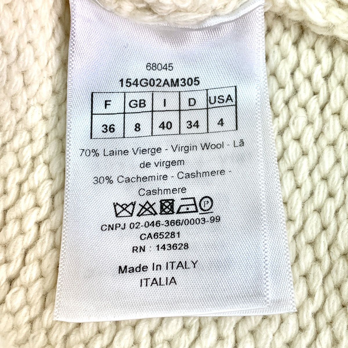 Dior Christian Dior Sailor Collar Long Sleeve Knit Cardigan K26WX Size XS / US 0-2 / IT 36-38 - 5 Thumbnail