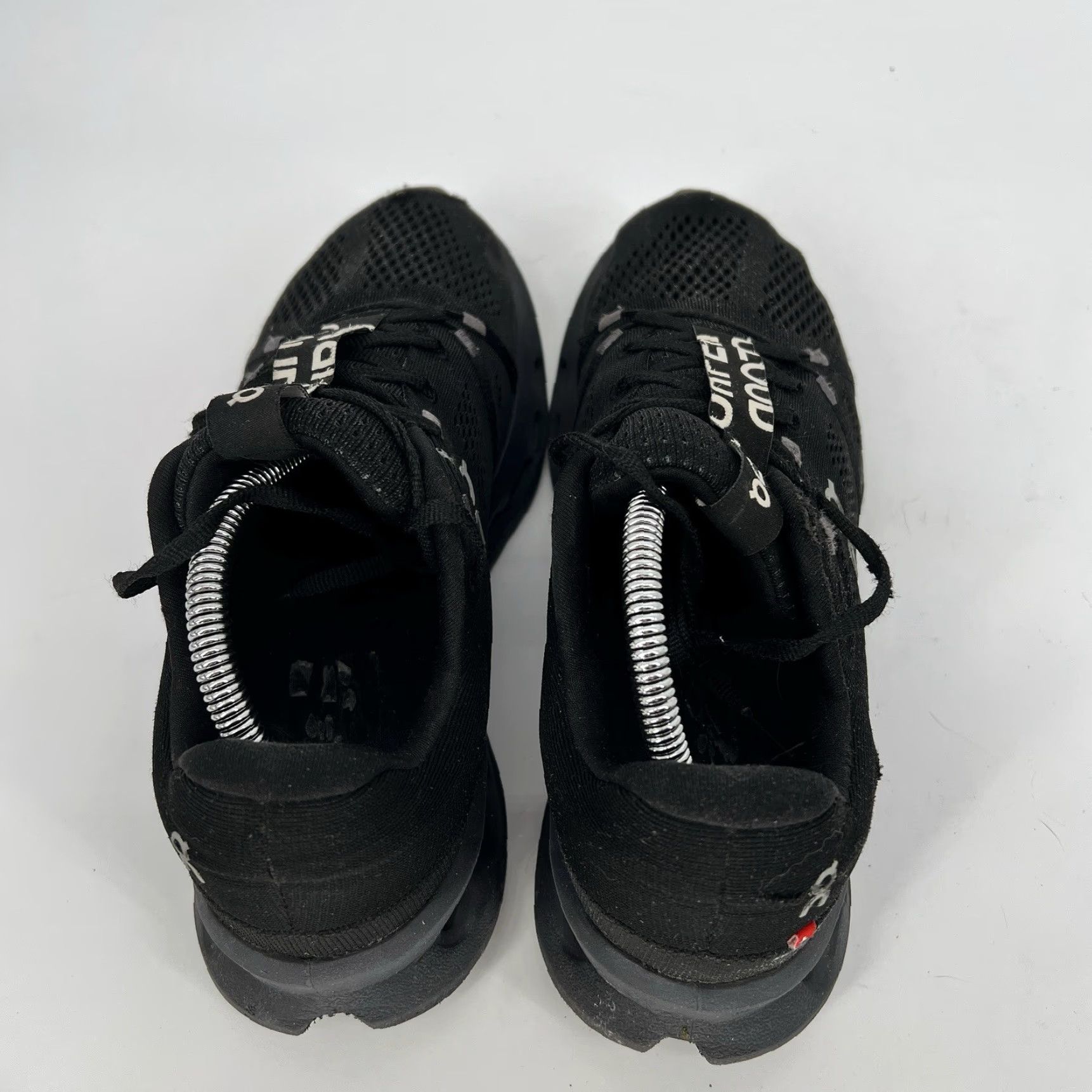 Vintage On Cloud Sneakers Women 10 Black Cloudtecphase Cozy Cushioned Foam Low Top Lace Up Running Walking Cross Training Athleisure Logo Size US 10 / IT 40 - 6 Thumbnail