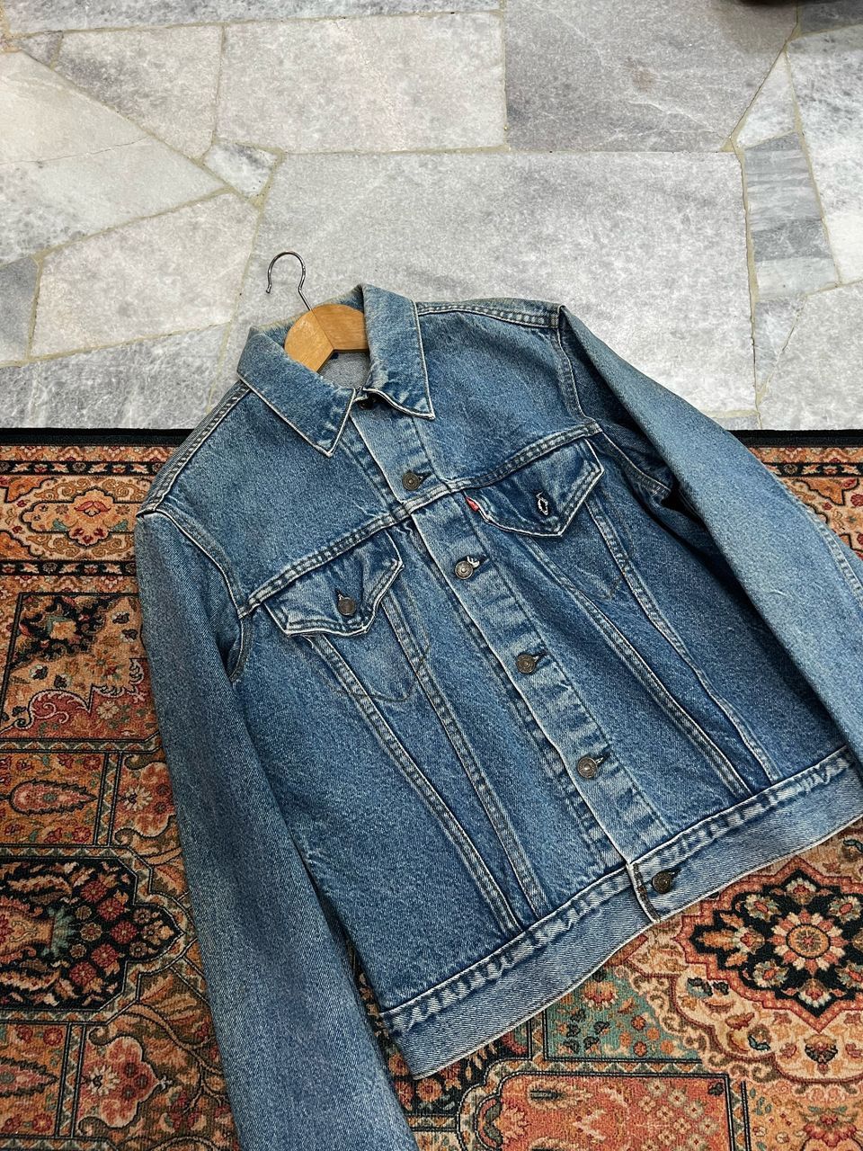 Levi's Levis 1970’s type3 Trucker Jacket Top Button 52 Size US M / EU 48-50 / 2 - 8 Thumbnail