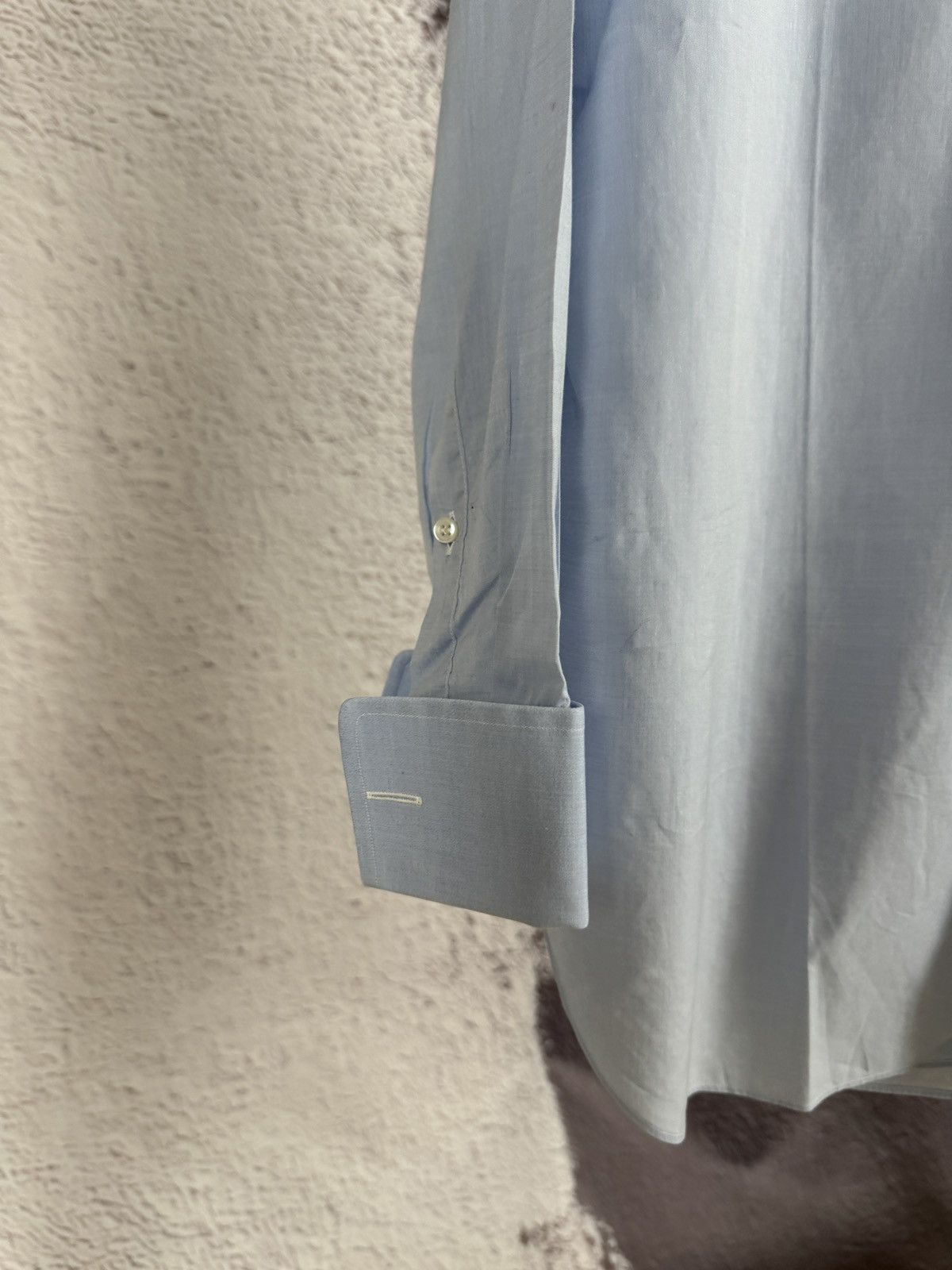 Brioni Brioni for Weinberg vintage 100% soft cotton cufflinks shirt Size US XL / EU 56 / 4 - 9 Thumbnail