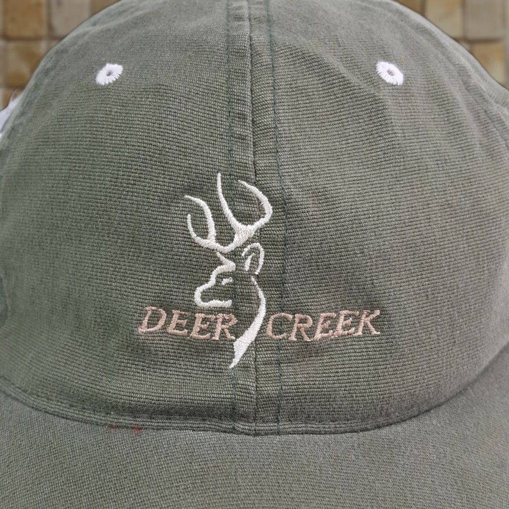 Vintage Town Talk Deer Creek Golf Club Stretch One Size Golf Hat Baseball Cap PGA Sports Green Vintage Retro Casual Embroidered Adjustable Breathable Size ONE SIZE - 1 Thumbnail