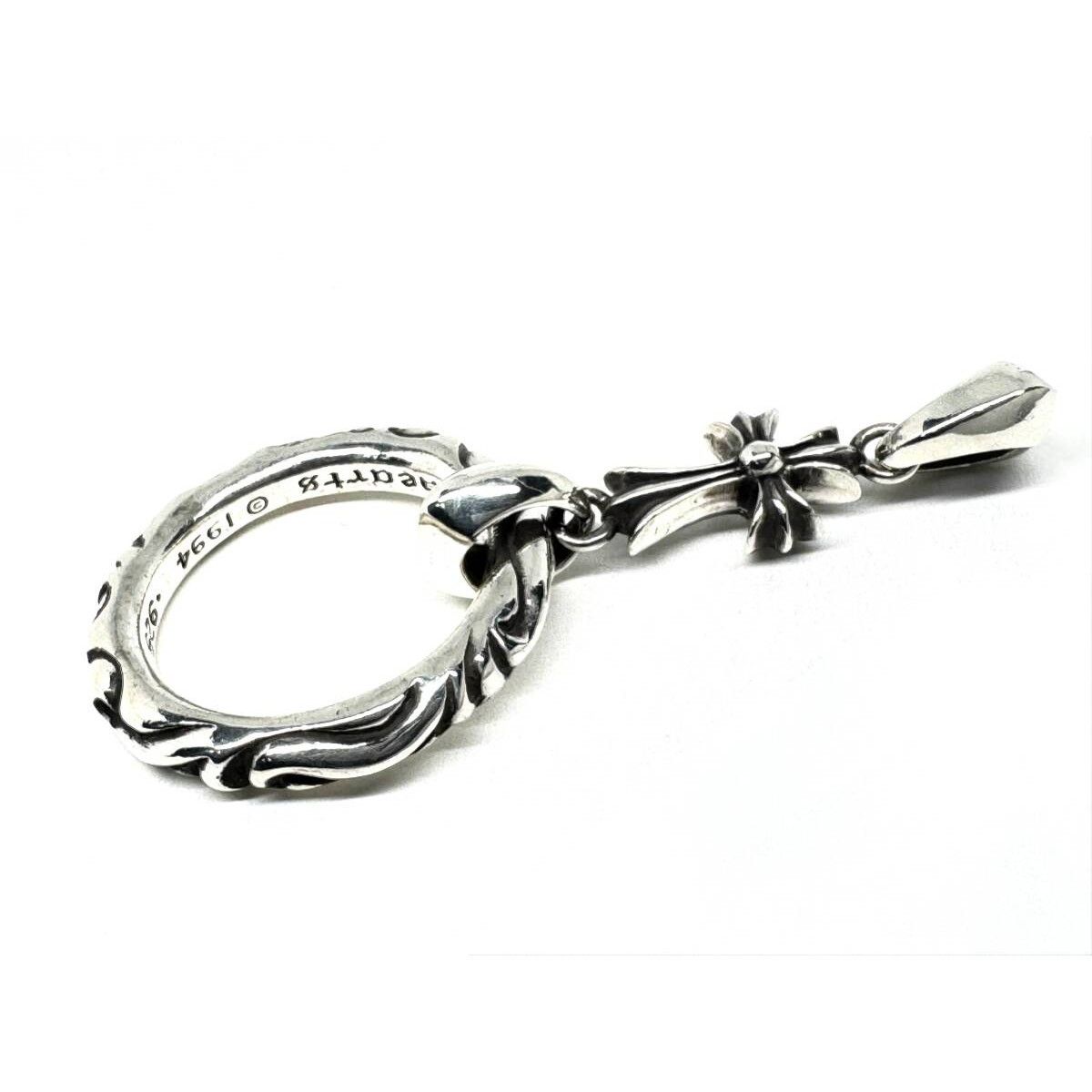 Chrome Hearts Chrome Hearts Silver Invoice Eyewear Loop Band Size ONE SIZE - 5 Thumbnail