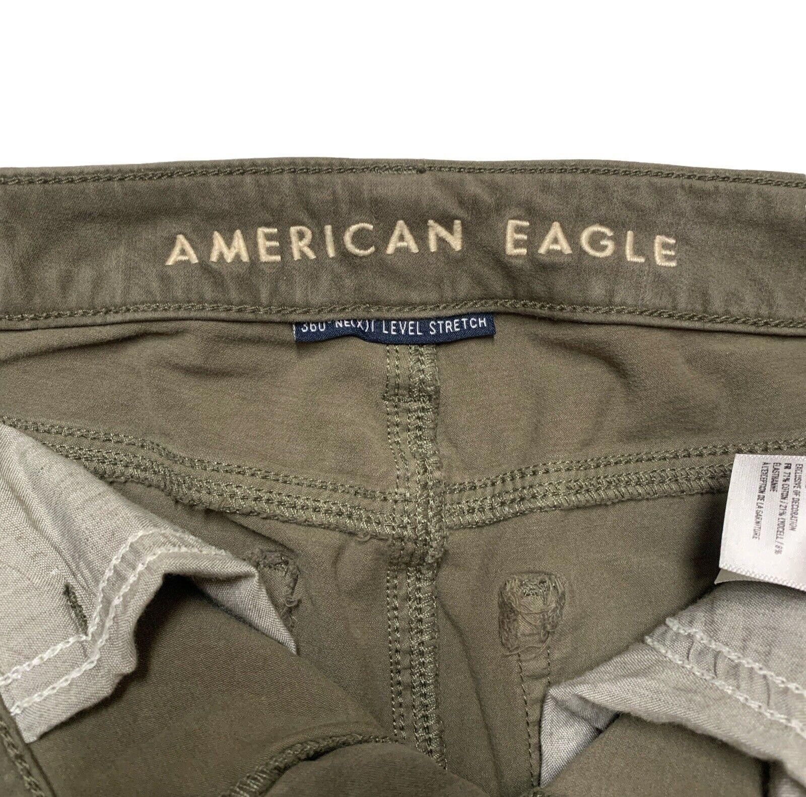 American Eagle Outfitters American Eagle Women's Sz 2 Green High Rise Stretch Jegging Size 26" / US 2 / IT 38 - 12 Thumbnail
