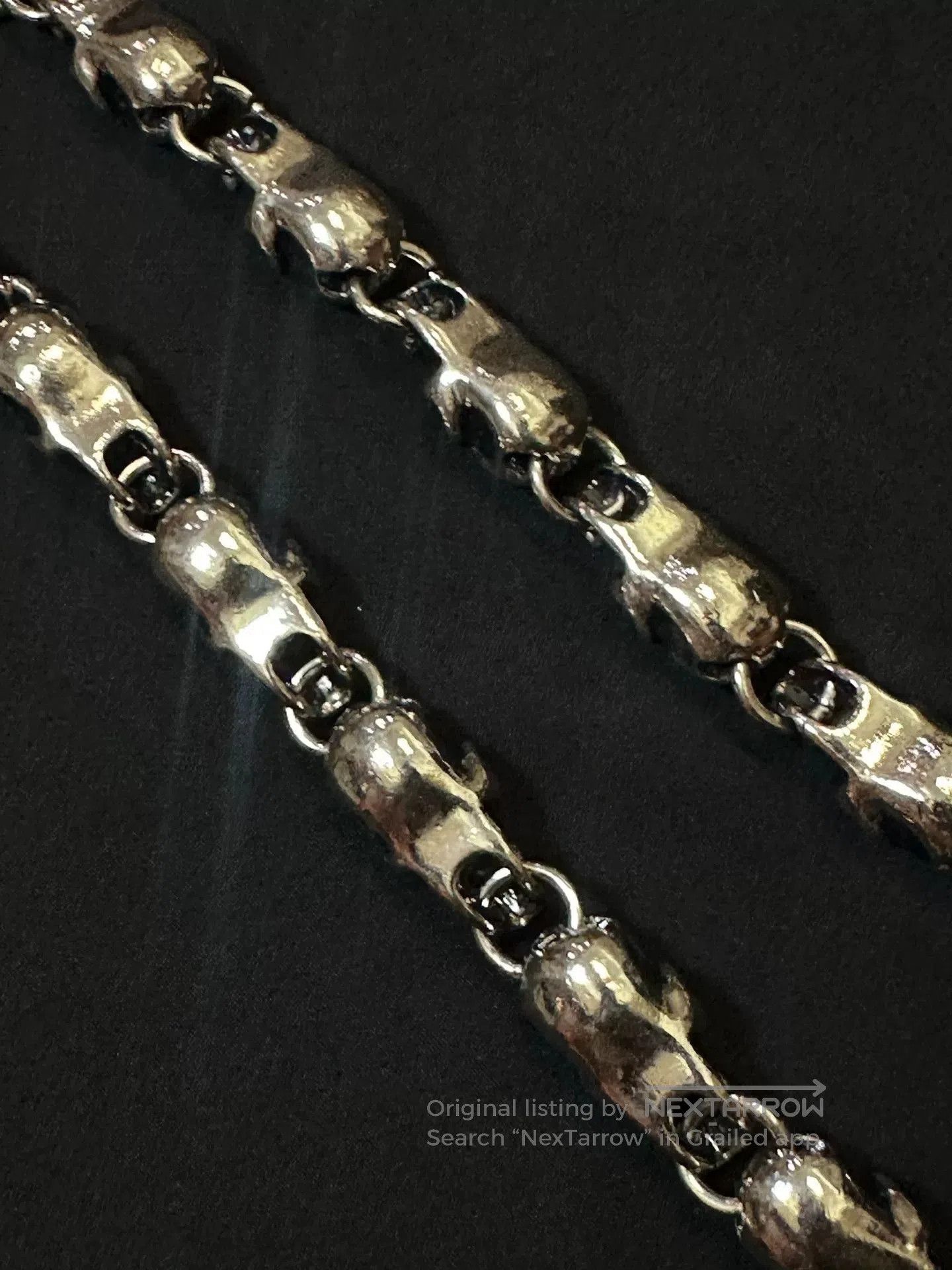 Vintage vintage 90s skull wallet chain. Size ONE SIZE - 7 Thumbnail