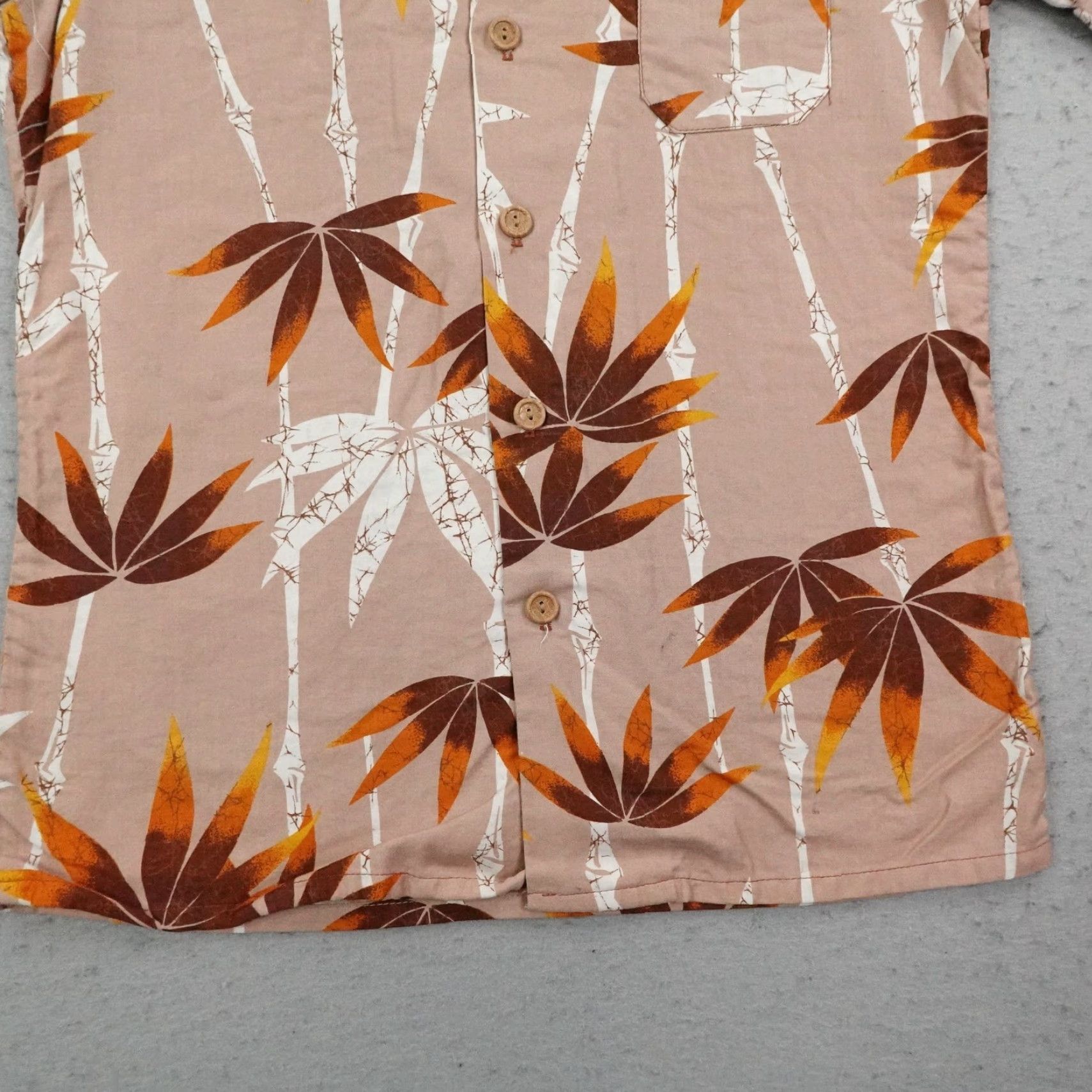 Vintage VINTAGE Mervyns Shirt Mens M Beige Floral 70s Hawaiian Aloha Cotton Button-Up Short Sleeve Casual Size US M / EU 48-50 / 2 - 4 Thumbnail