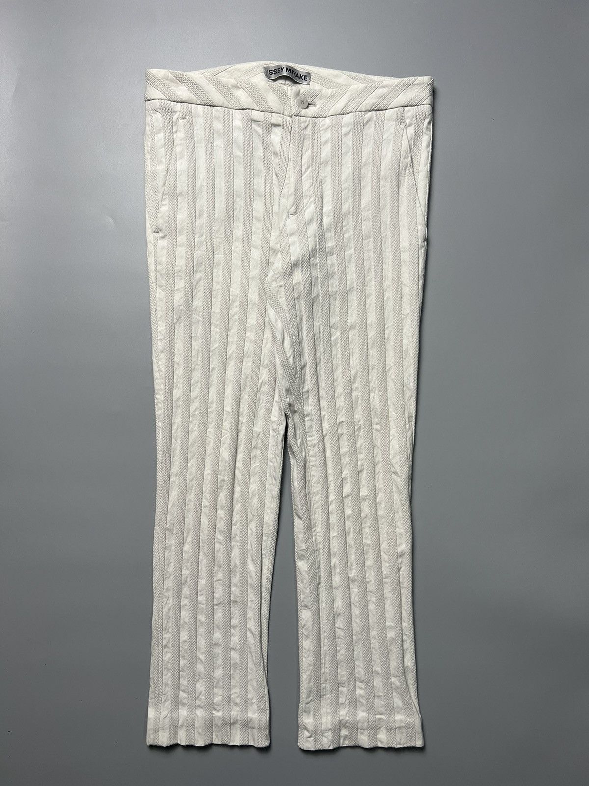 Vintage IsseyMiyake Striped Bones Pants