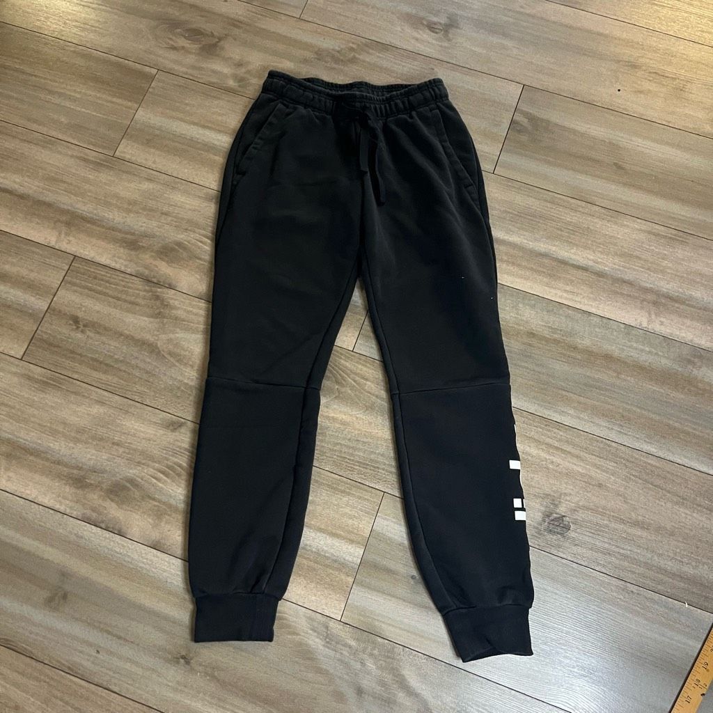 Adidas Adidas Black Athletic Joggers Sweatpants Men Small Bin I-9 Size US 32 / EU 48 - 2 Thumbnail