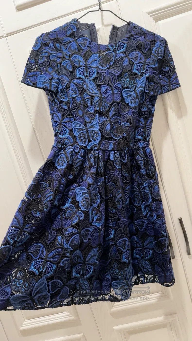Valentino Valentino Blue butterfly skirt Size S / US 4 / IT 40 - 2 Thumbnail