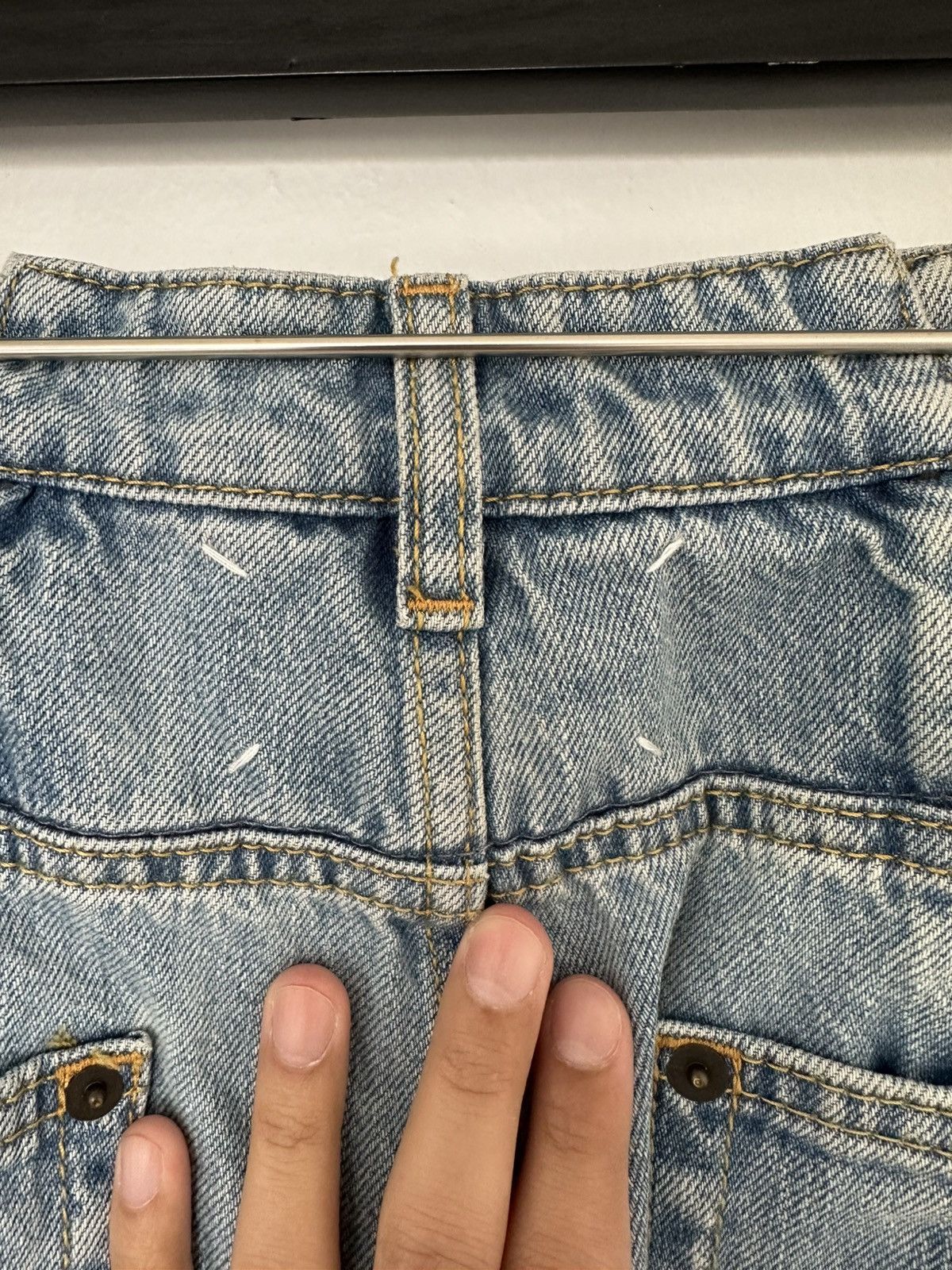 Maison Margiela Maison Margiela Wide Leg Panel Jeans Size US 29 - 6 Thumbnail