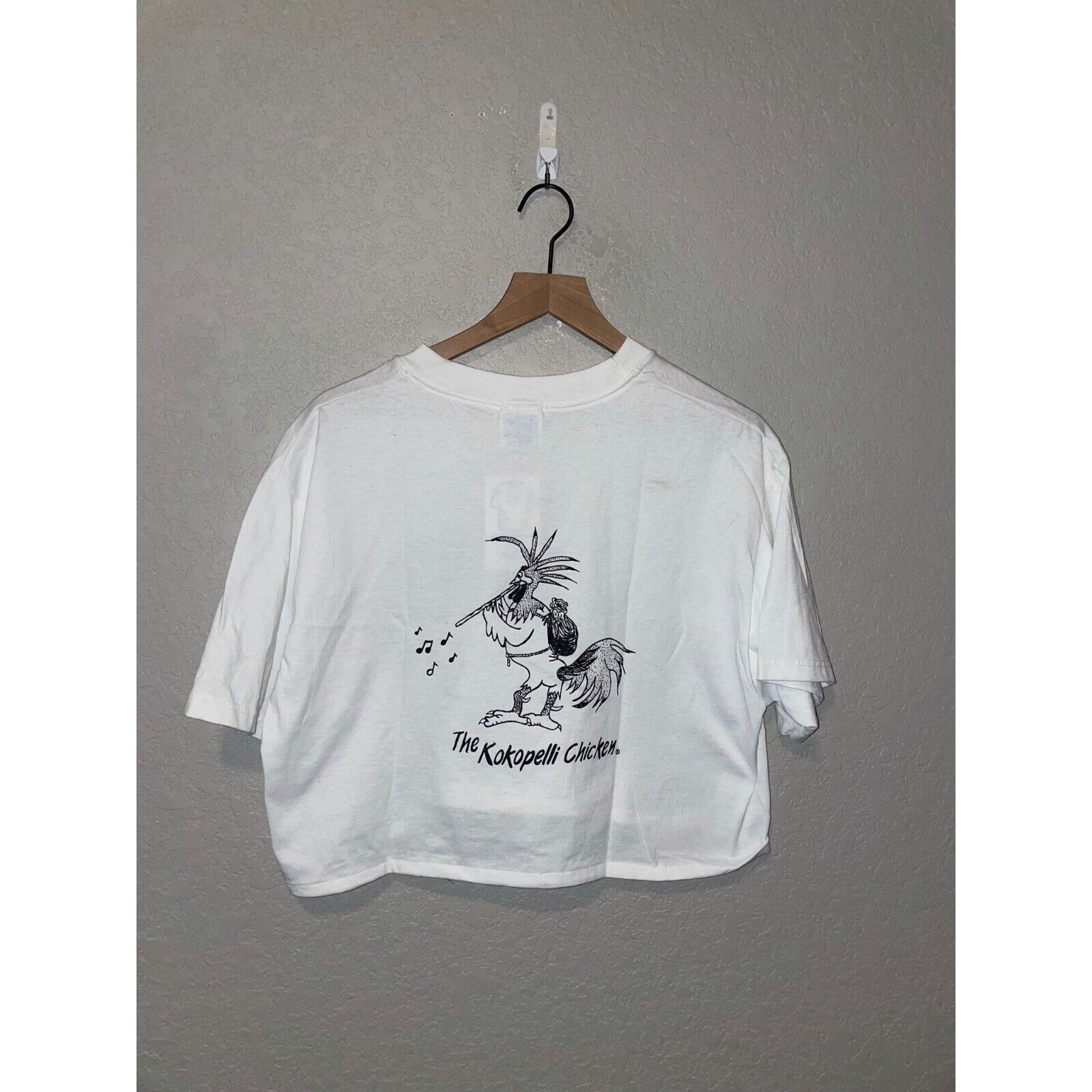 Hanes Vintage The Kokopelli Chicken Shirt White Moab Diner Large Size L / US 10 / IT 46 - 1 Thumbnail