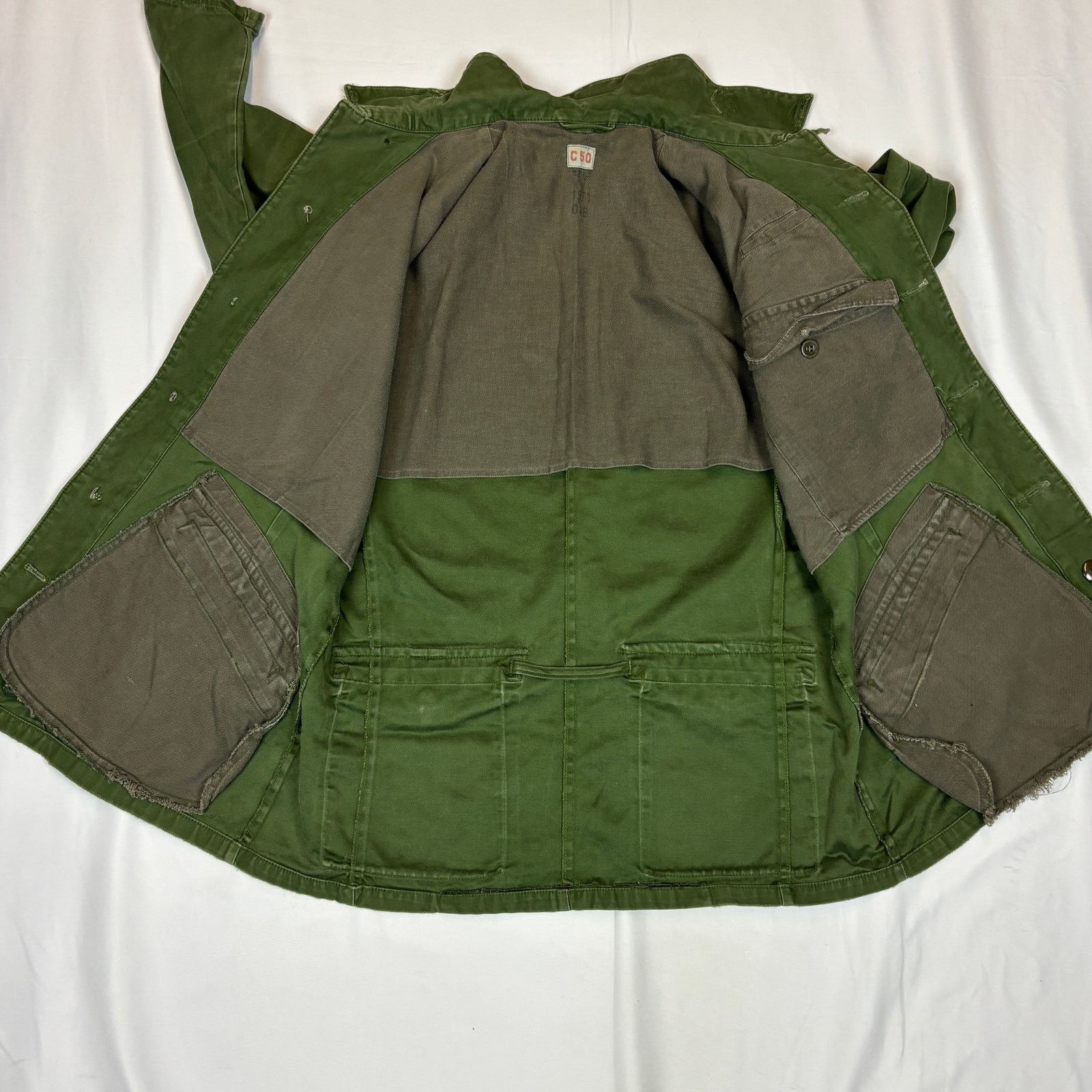 Vintage Vintage 70s Swedish Military Jacket C50 OSB M59 4 Pocket Size US M / EU 48-50 / 2 - 10 Thumbnail