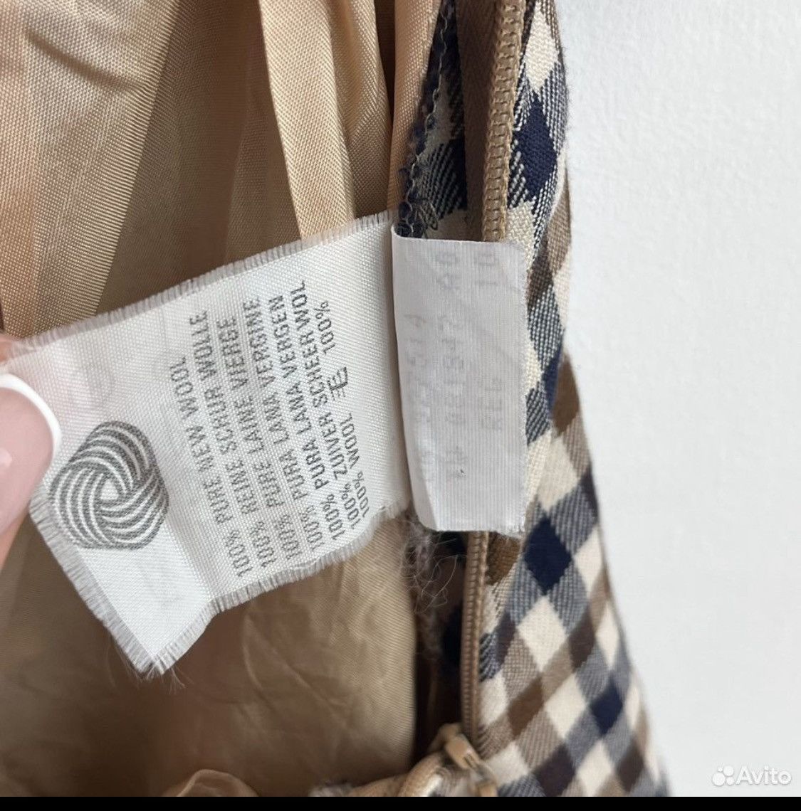 Aquascutum × Vintage Aquascutum Vintage Skirt Size 34" / US 12 / IT 48 - 3 Thumbnail