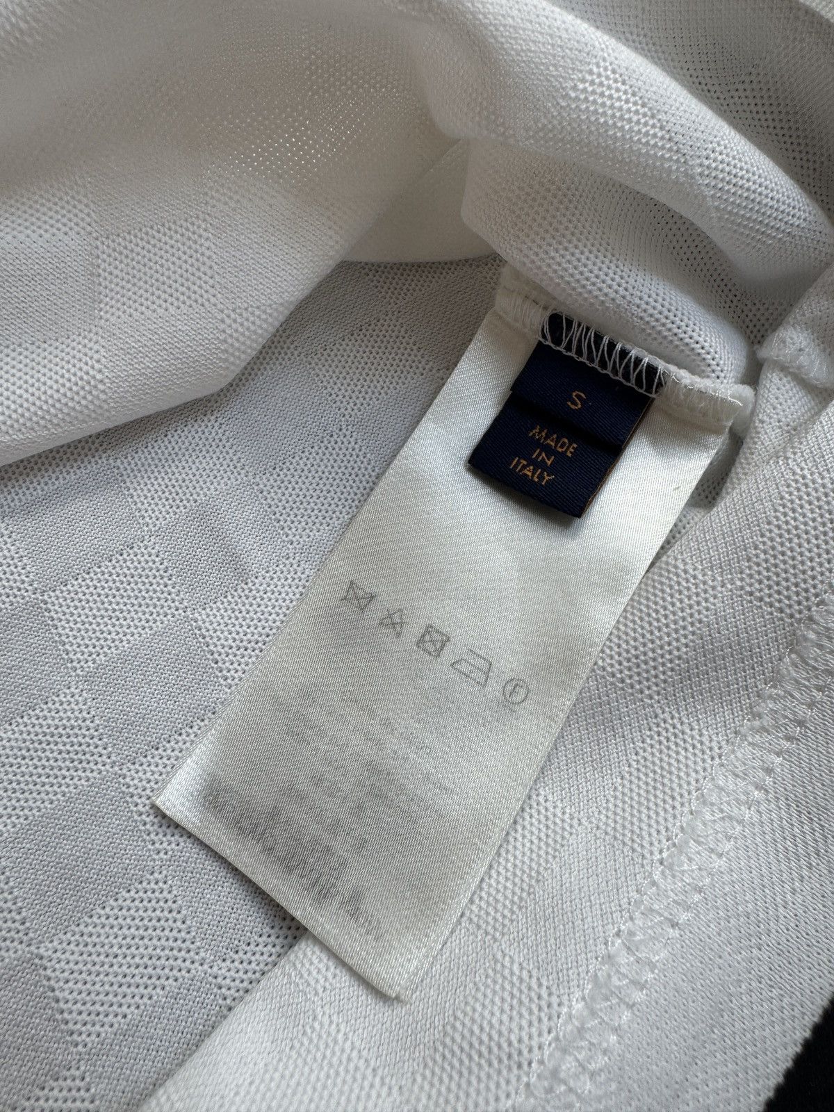 Louis Vuitton Louis Vuitton White Damier Tee Size US S / EU 44-46 / 1 - 5 Thumbnail