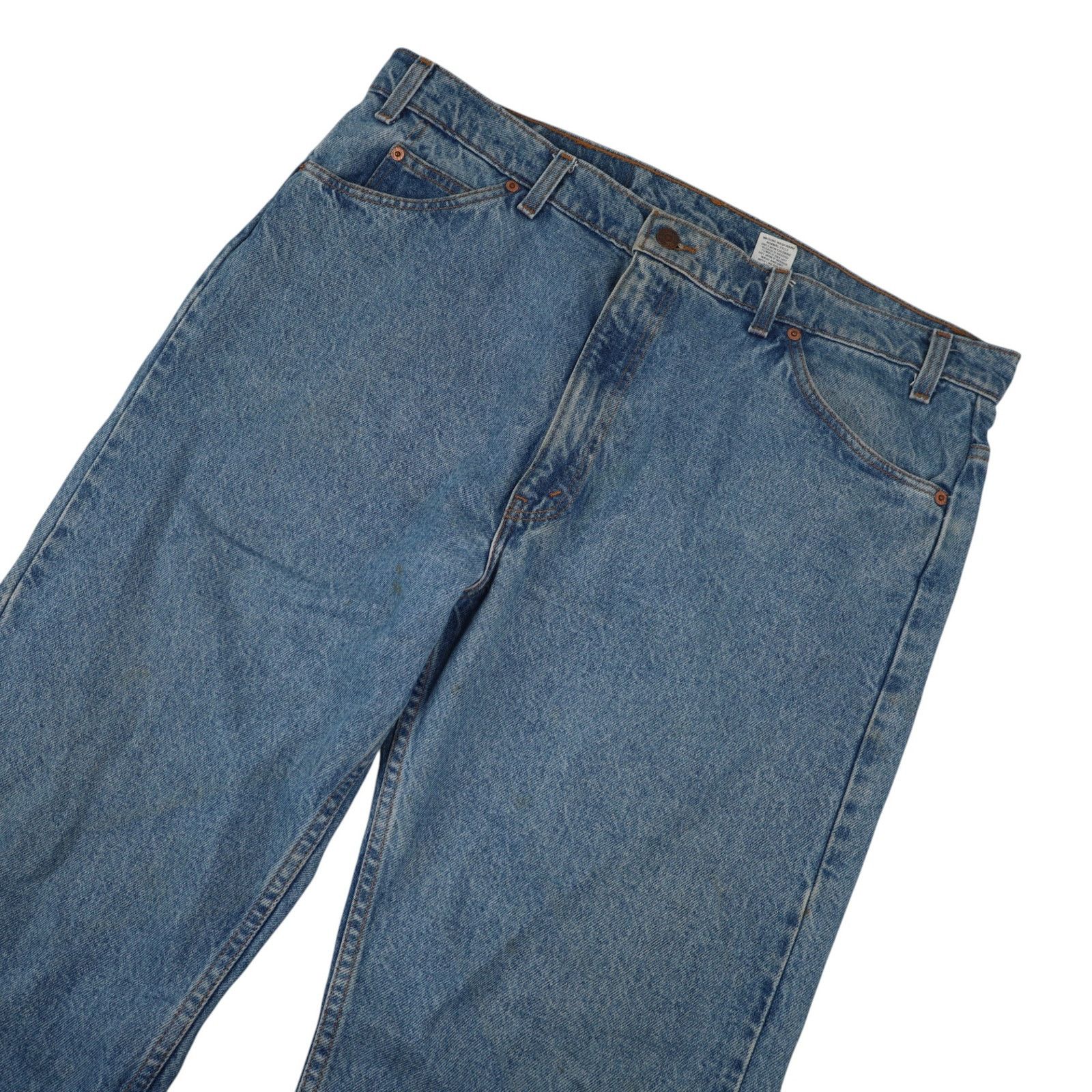 Levi's × Vintage Vintage Levi's 505 Straight Leg Orange Tab Denim Jeans Size US 40 / EU 56 - 2 Thumbnail
