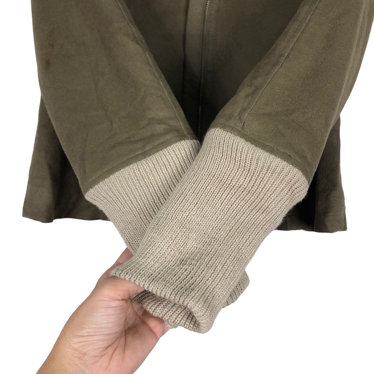 Japanese Brand 🔥Cropped Biker Jacket Ford Mills Inspire Issey Miyake Size US M / EU 48-50 / 2 - 13 Thumbnail
