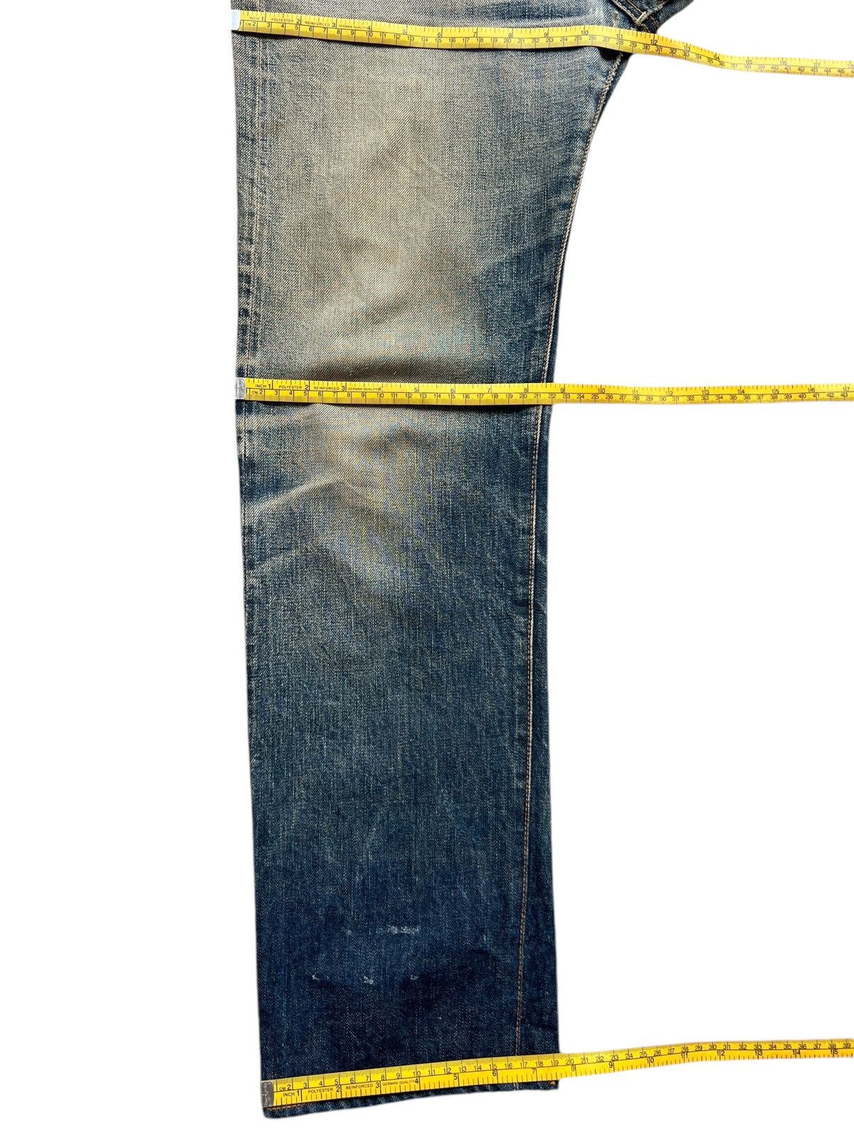 45rpm Vintage 45RPM Distressed Selvedge Mudwash Denim Jeans 32x29 Size US 32 / EU 48 - 17 Thumbnail
