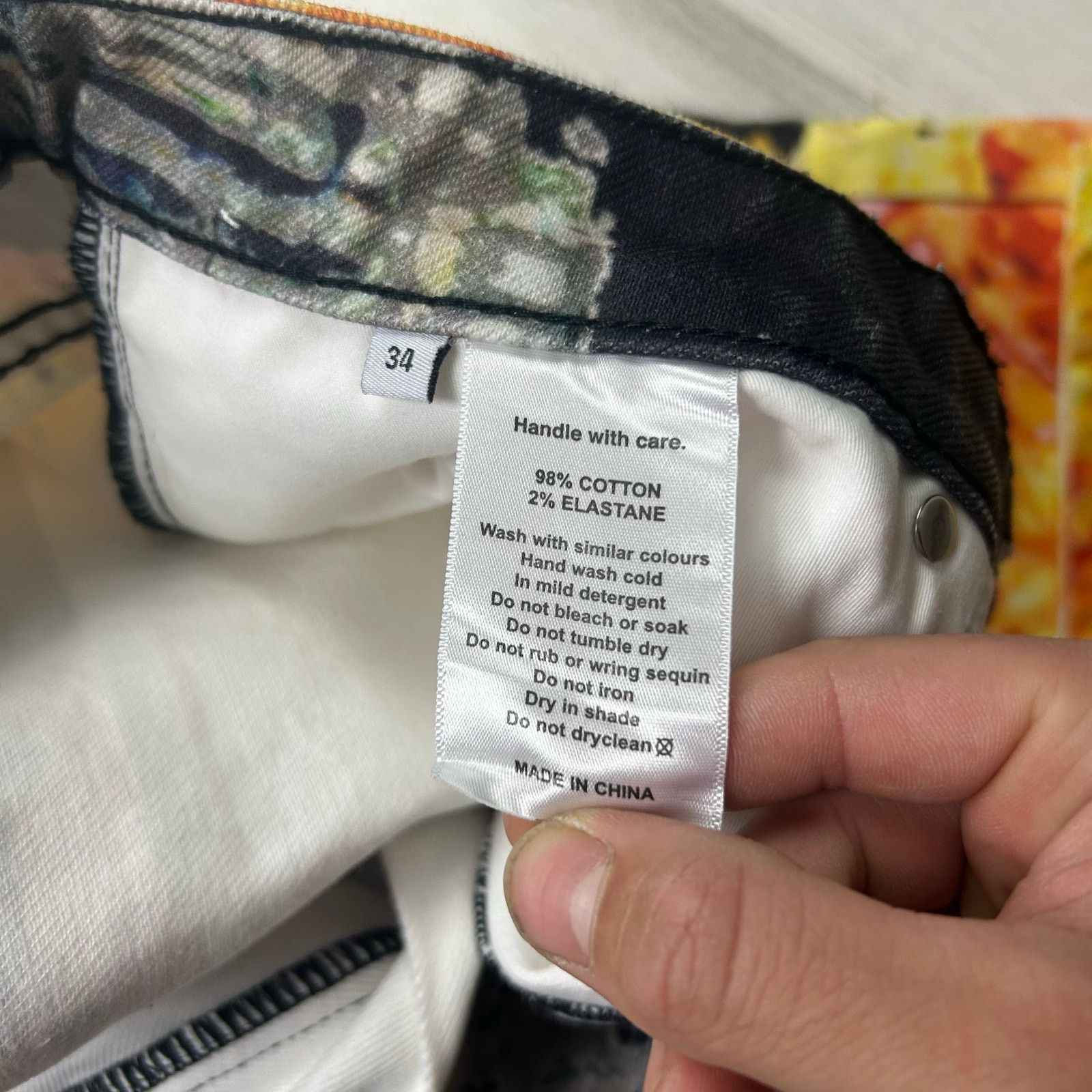 Other Descending Worldwide All Over Print Skull Jeans Size 34 Size US 34 / EU 50 - 6 Thumbnail