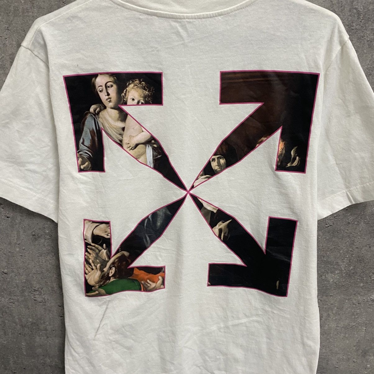 Off-White Off-White Caravaggio T-Shirt Big Logo Size US S / EU 44-46 / 1 - 8 Thumbnail