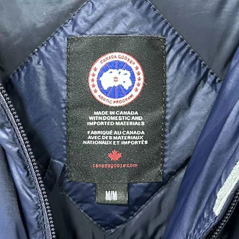 Canada Goose Canada Goose Navy Blue Logo Puffer Jacket Size M Size US M / EU 48-50 / 2 - 5 Thumbnail