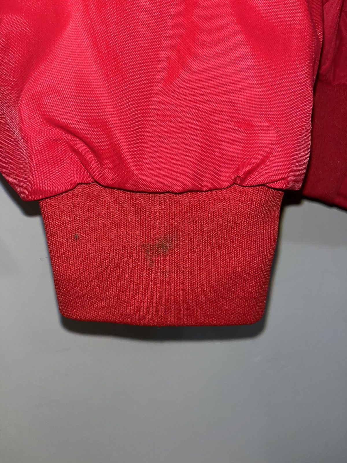 Other Crazy 80’s Faded Thrashed ERD Distressed Satin Bomber Jacket Size US XXL / EU 58 / 5 - 8 Thumbnail