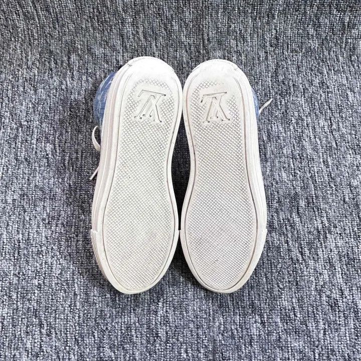 Louis Vuitton Louis Vuitton Stellar Denim High-Top Sneakers -2508 Size US 5 / IT 35 - 3 Thumbnail