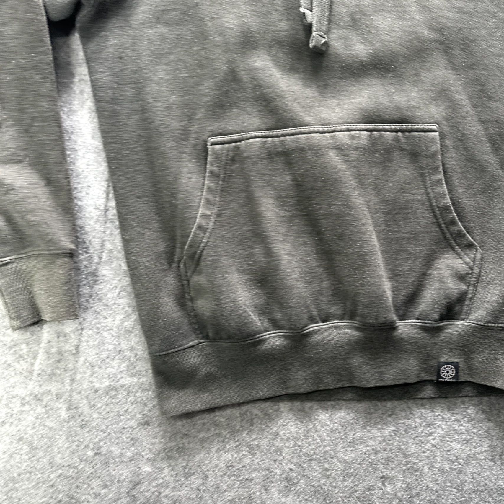 Vintage METHOD RACE WHEELS Hoodie Mens Medium Gray Graphic Print Pullover Sweatshirt Knit Fleece USA Size US M / EU 48-50 / 2 - 6 Thumbnail