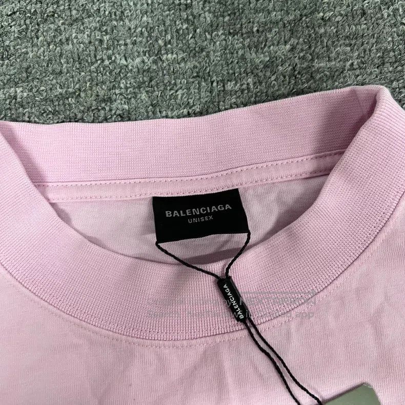 Balenciaga Balenciaga Distressed Hem Embroidered Logo Short Sleeve T- Size US XL / EU 56 / 4 - 5 Thumbnail