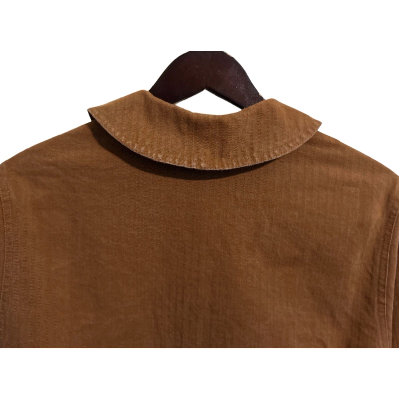 Vintage fortune medium weight jacket mens size large made in USA brown tobacco USA work button up coat Size US L / EU 52-54 / 3 - 7 Thumbnail