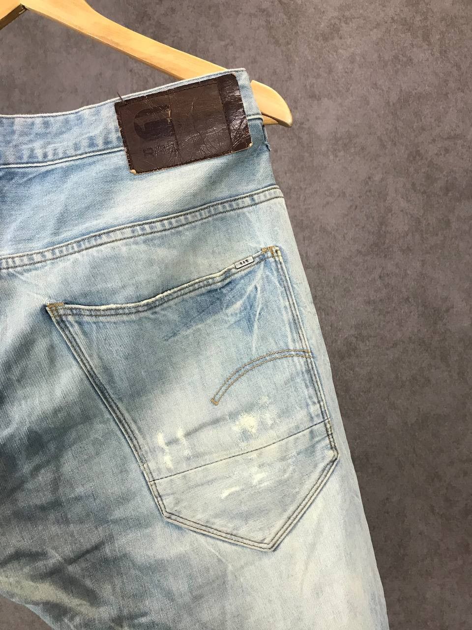 G-Star G Star Raw distressed denim jeans Size US 34 / EU 50 - 9 Thumbnail