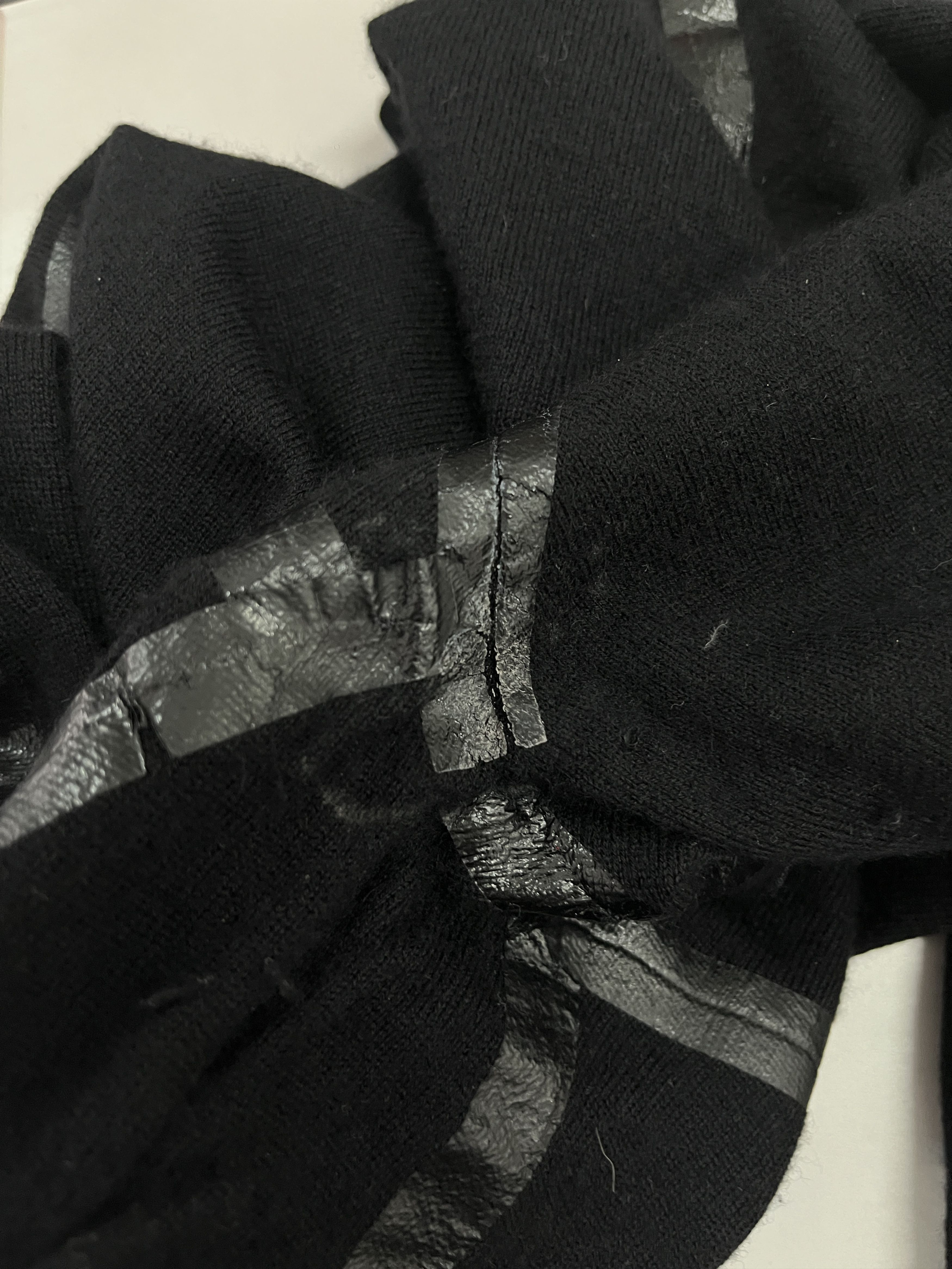 Dior Christian Dior Black Cashmere Turtleneck With Tape Details Size XS / US 0-2 / IT 36-38 - 5 Thumbnail