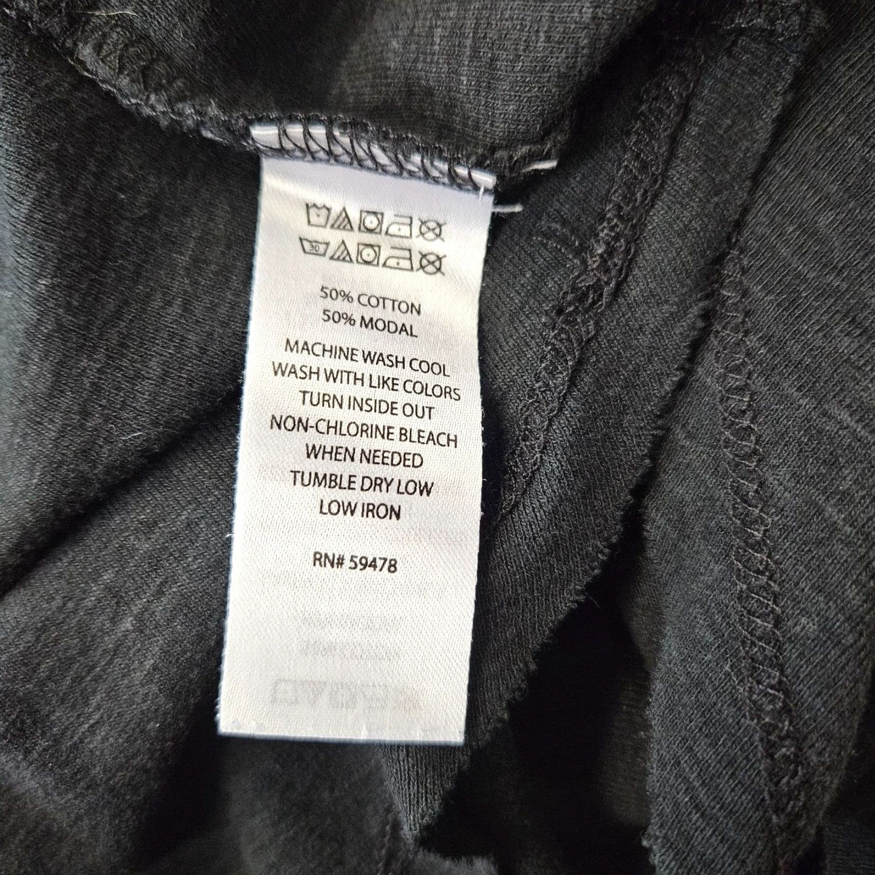Vintage Maison Cinqcent Womens Top L Black Cowl Neck Long Sleeve Cotton Blend Blouse Size L / US 10 / IT 46 - 5 Thumbnail