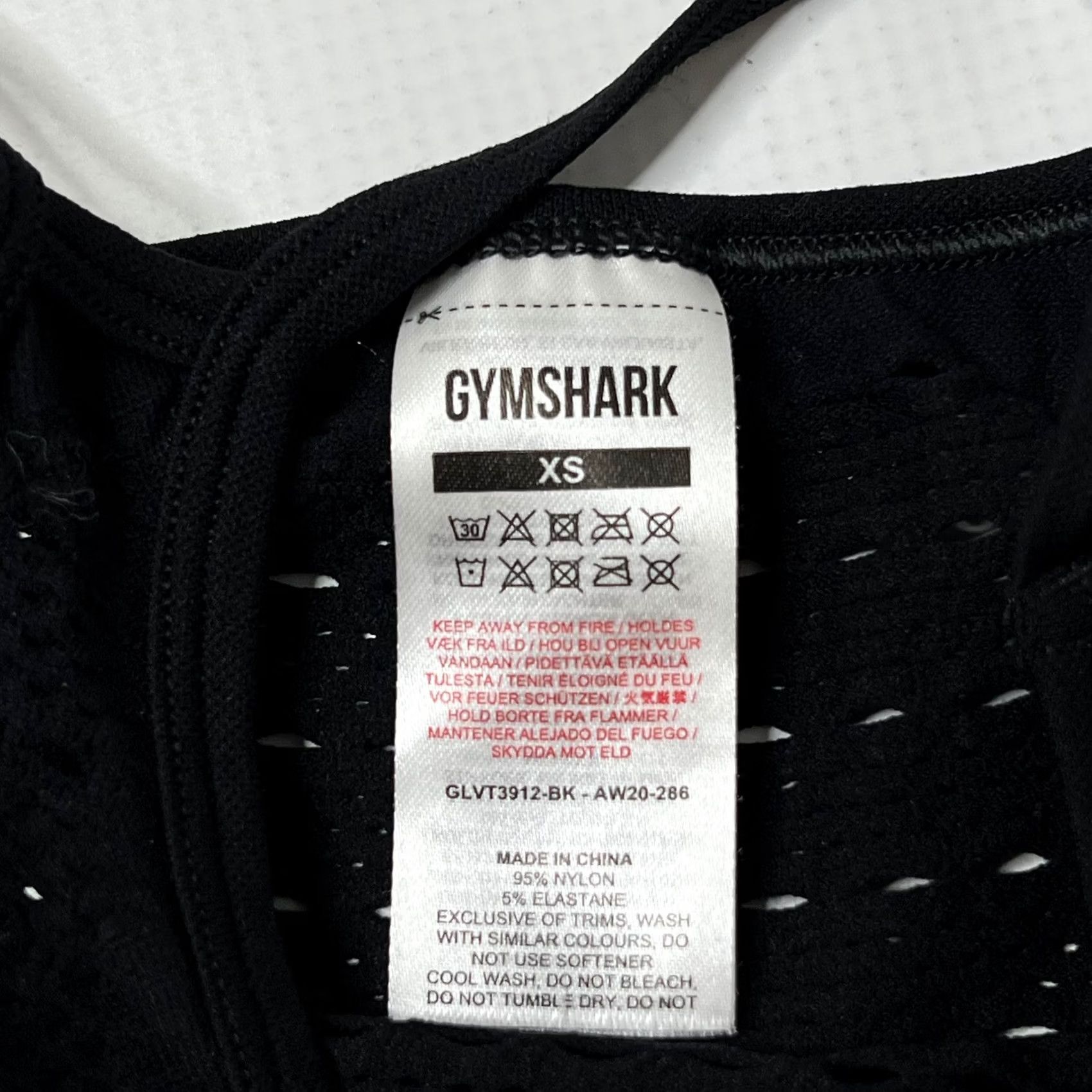 Gymshark Gymshark Tank XS Energy Seamless Loose Black Logo Laser Cut Out Sleeveless Stainless? Size XS / US 0-2 / IT 36-38 - 7 Thumbnail