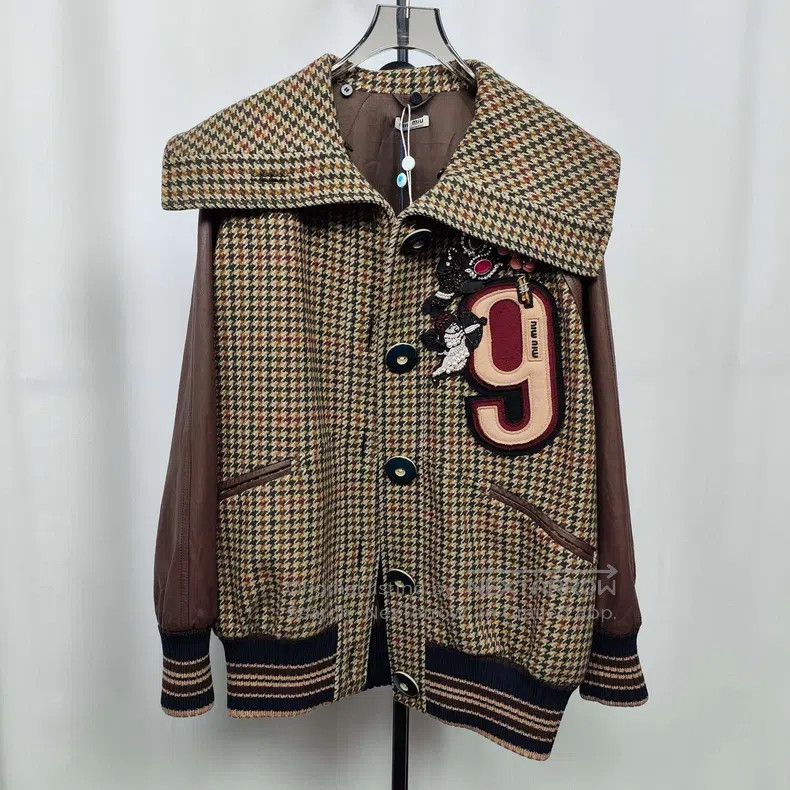 Miu Miu Miu Miu 40 Tweed heavy industry embroidery coat Size M / US 6-8 / IT 42-44 - 1 Thumbnail