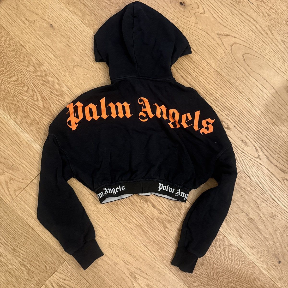 Palm Angels Palm Angels Crop Hoodie Size M / US 6-8 / IT 42-44 - 2 Thumbnail