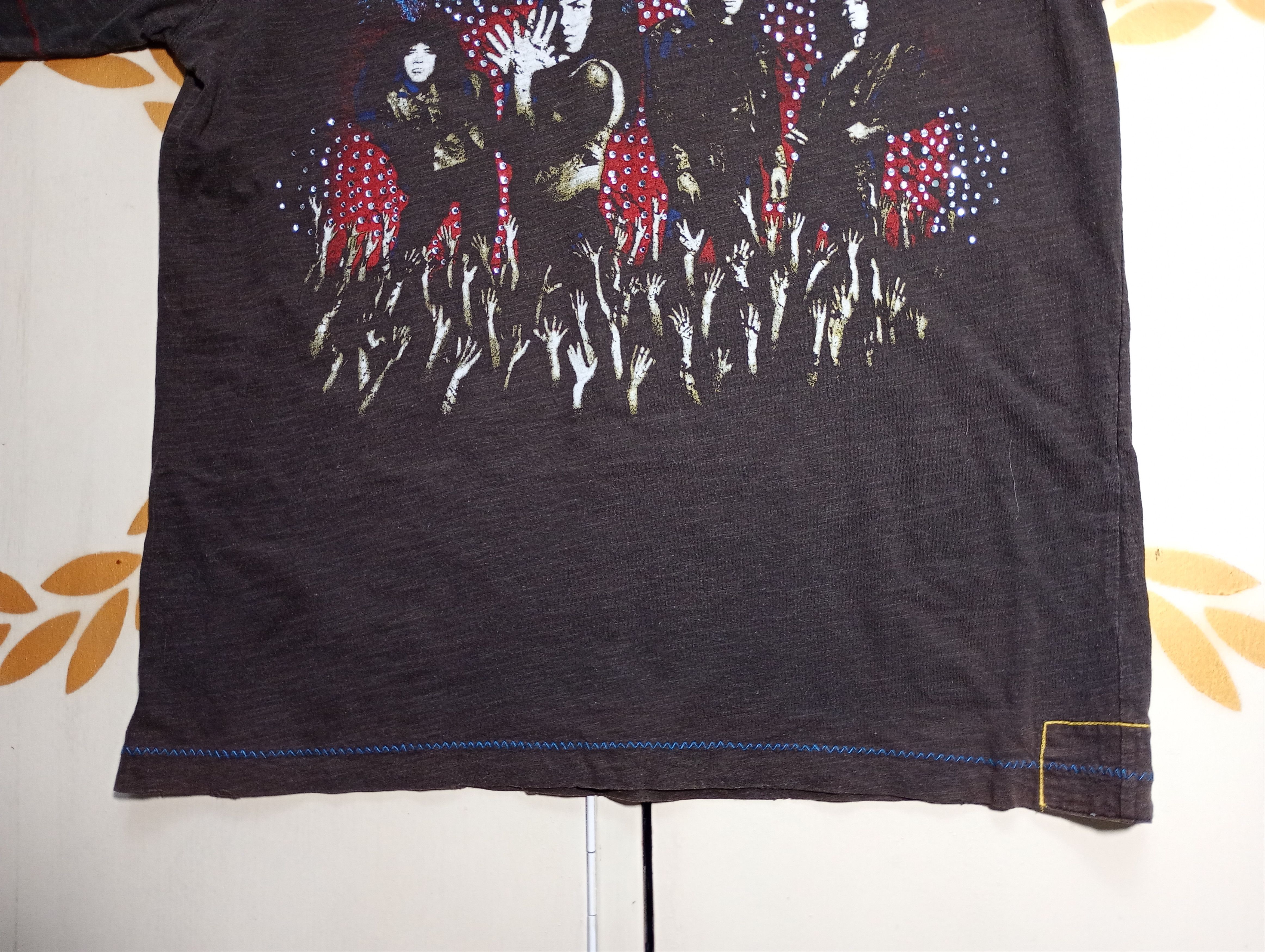 Band Tees × KISS × Ringspun Kiss Ringspun T-Shirt Y2K Vintage Size US L / EU 52-54 / 3 - 3 Thumbnail
